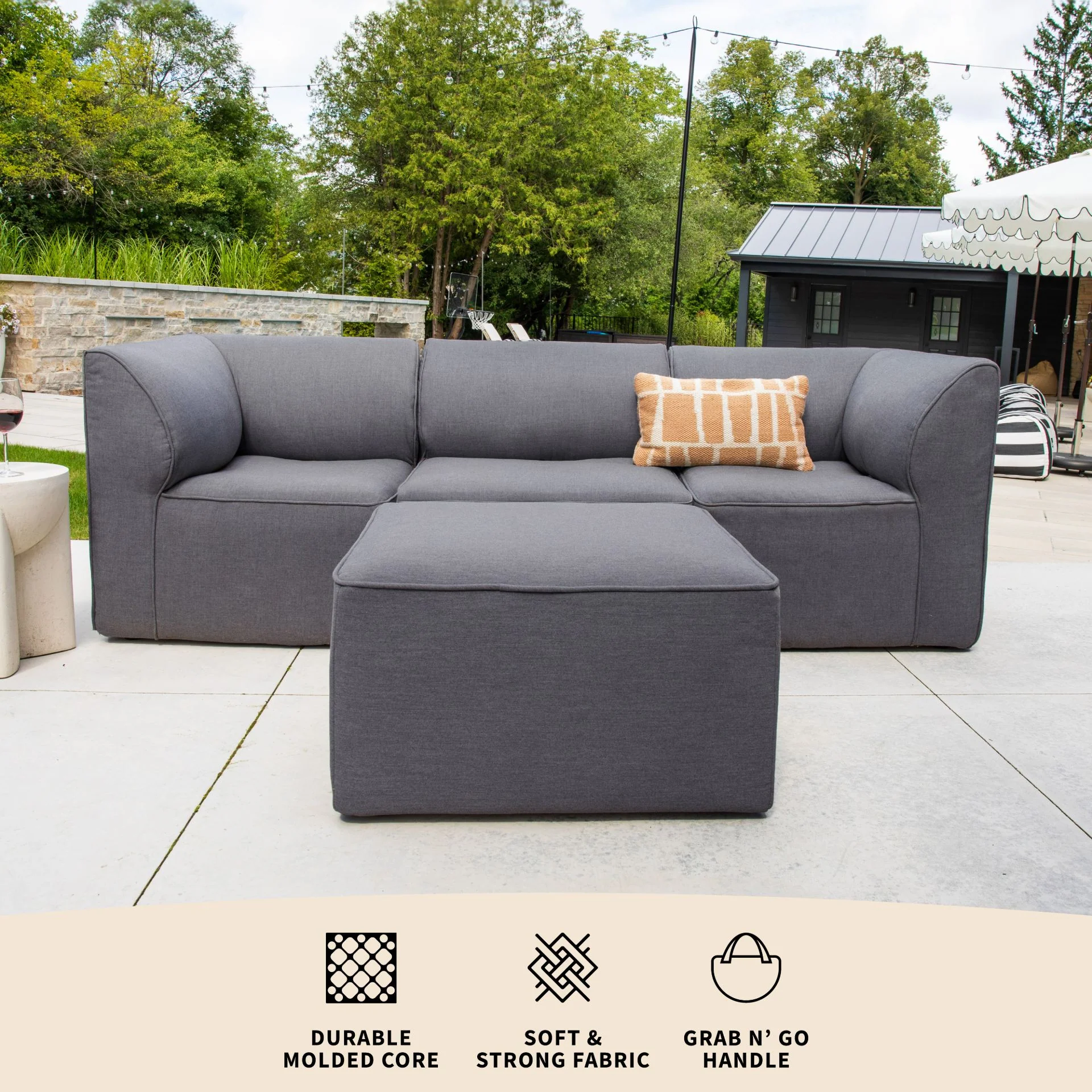 Patio 4pc Sectional - Image 10