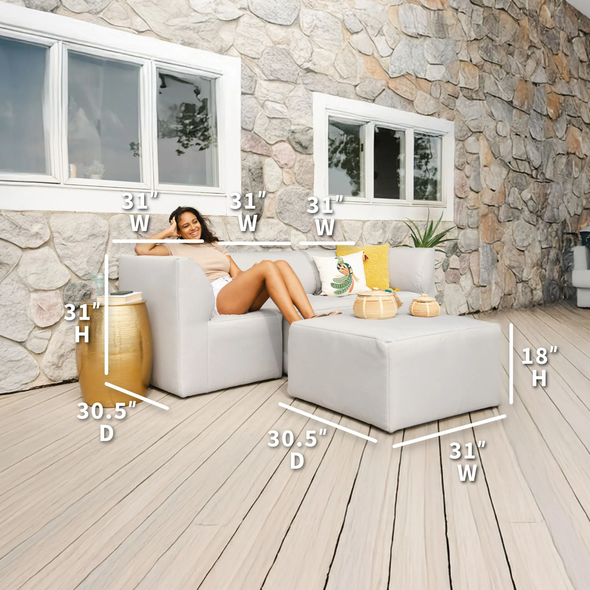 Patio 4pc Sectional - Image 14