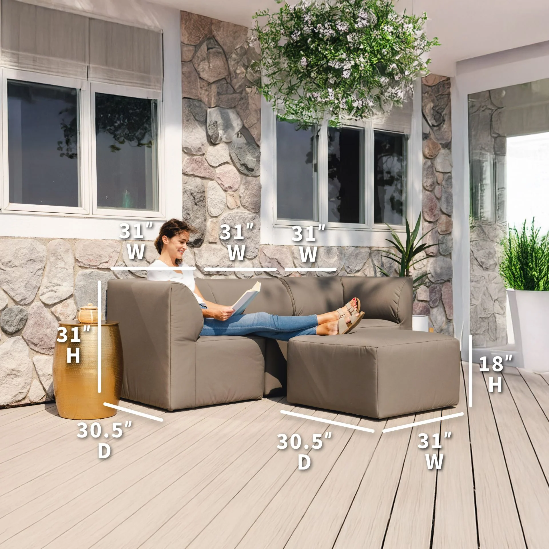 Patio 4pc Sectional - Image 23