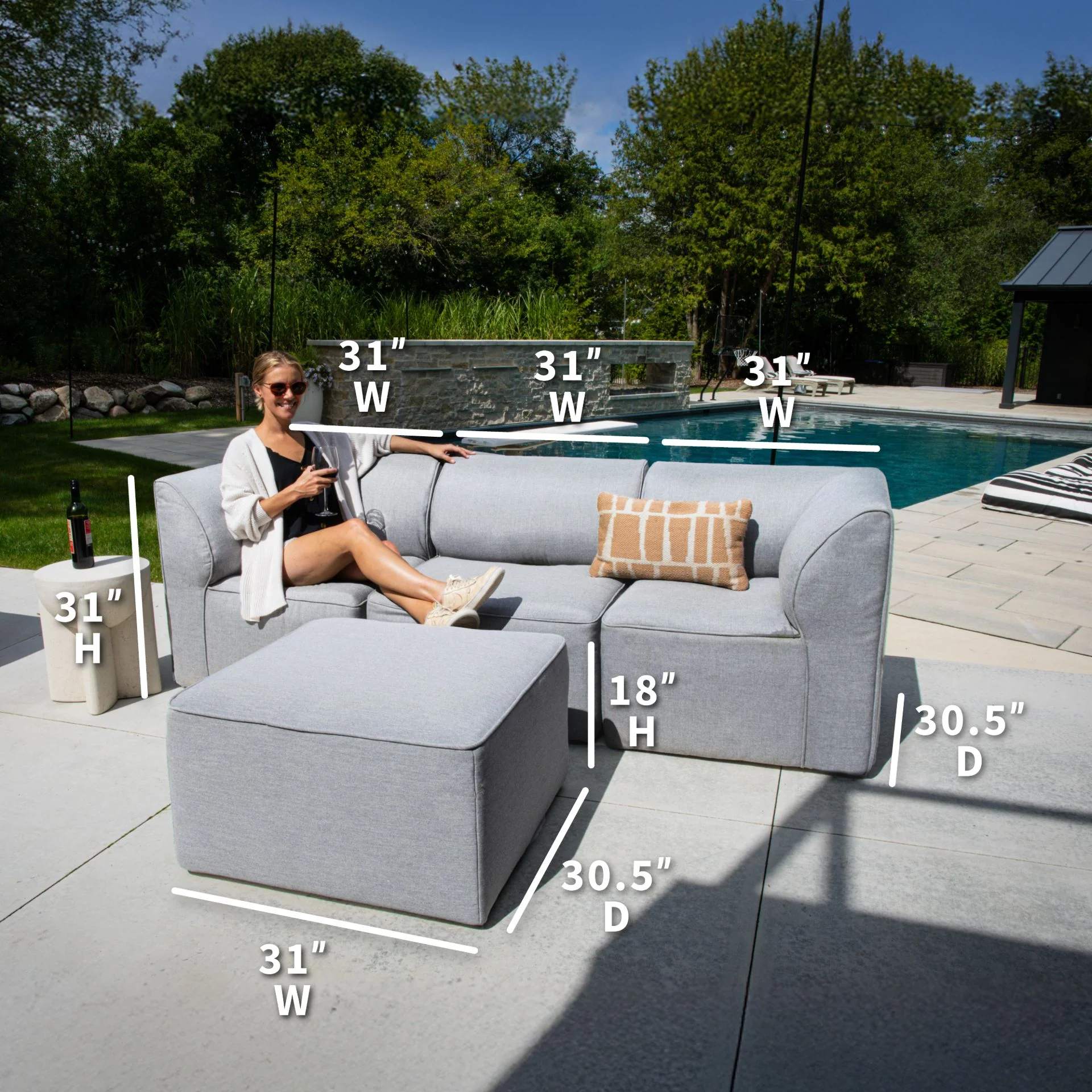 Patio 4pc Sectional - Image 3
