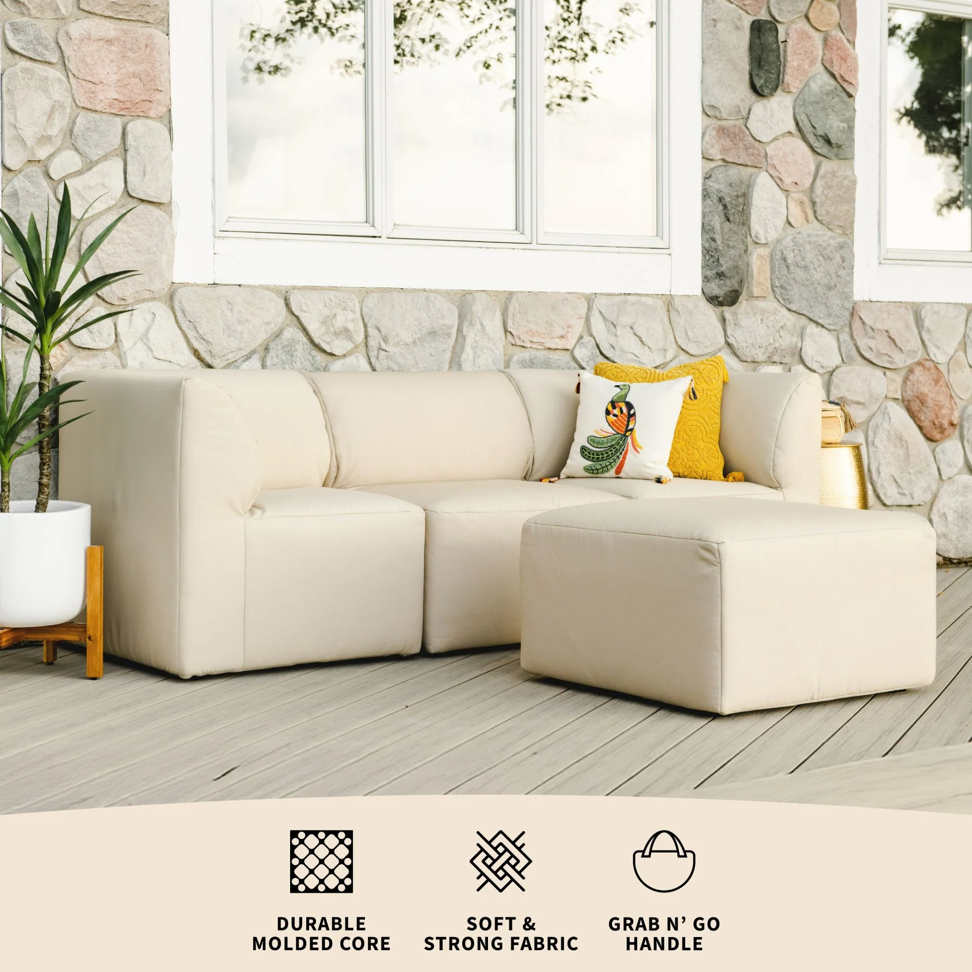 Patio 4pc Sectional - Image 36