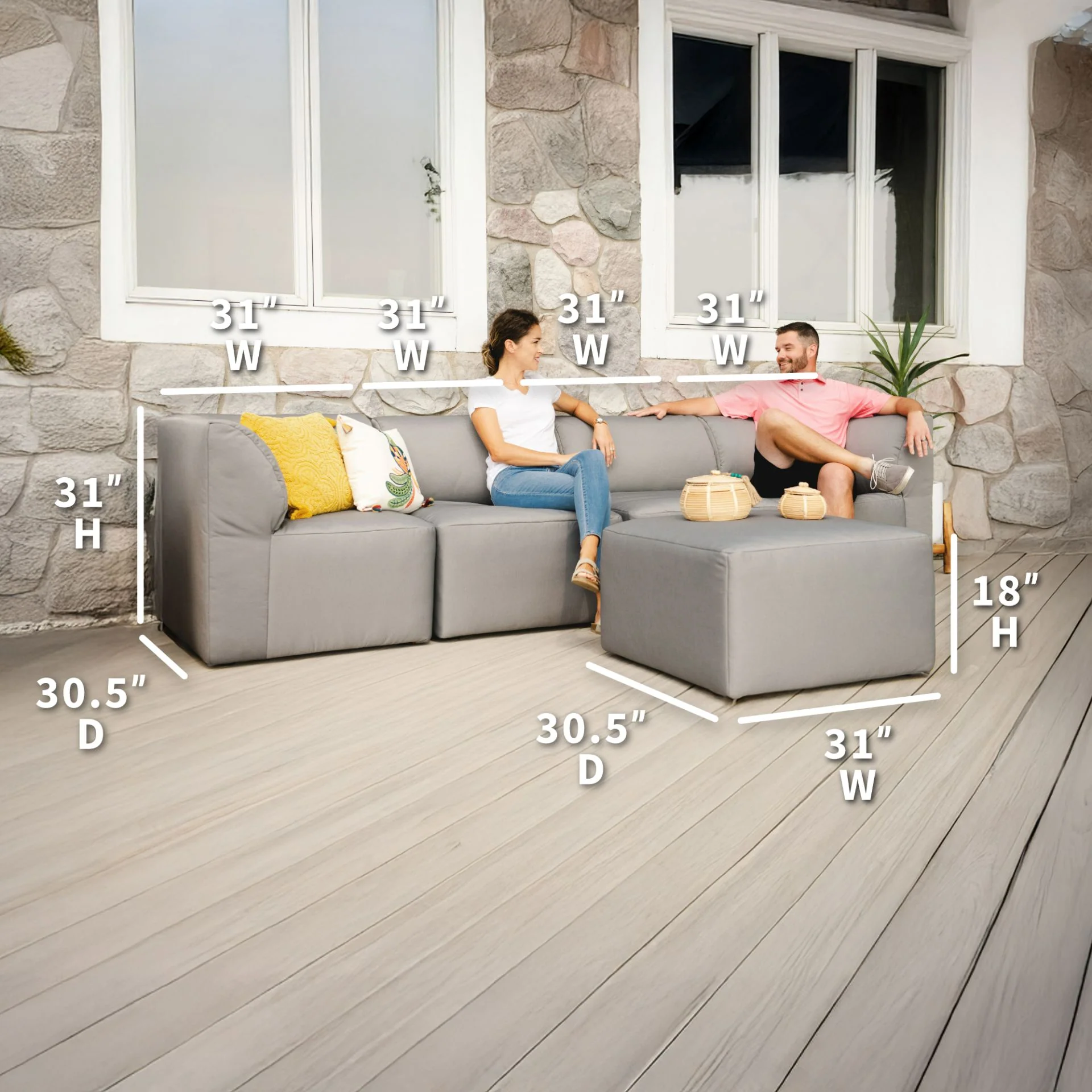 Patio 5pc Sectional - Image 31