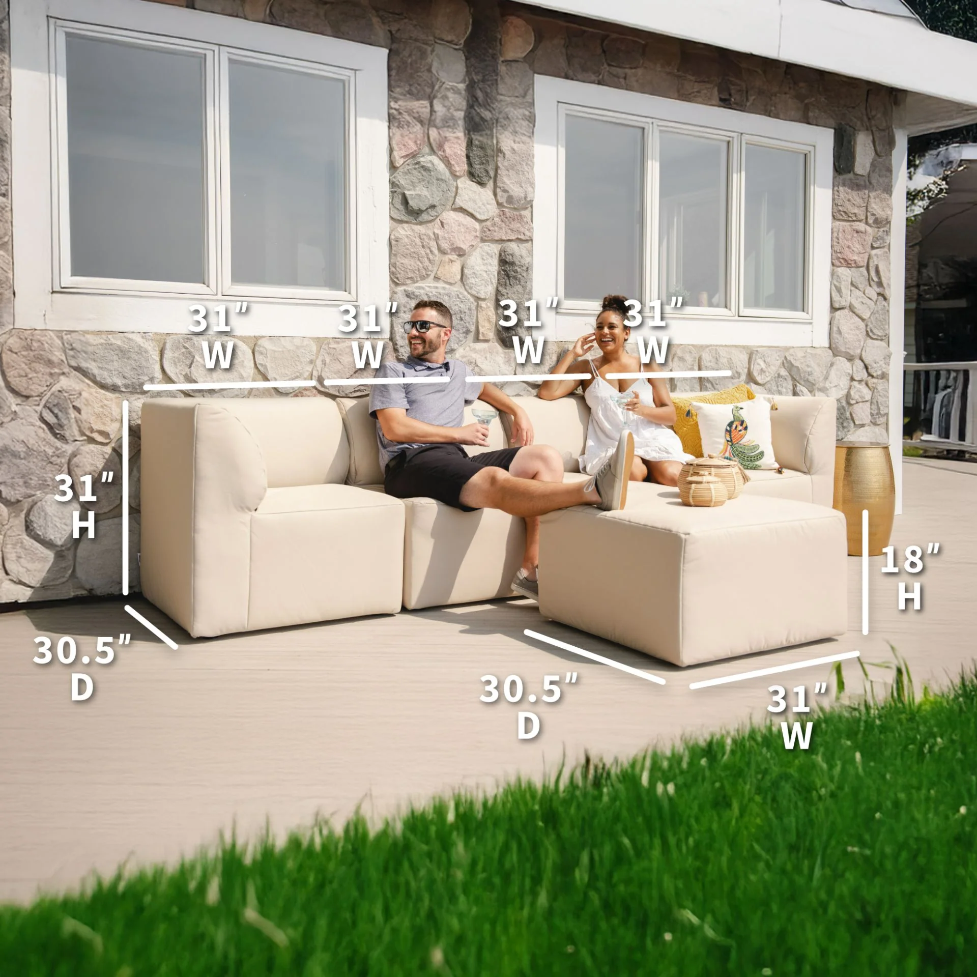 Patio 5pc Sectional - Image 35