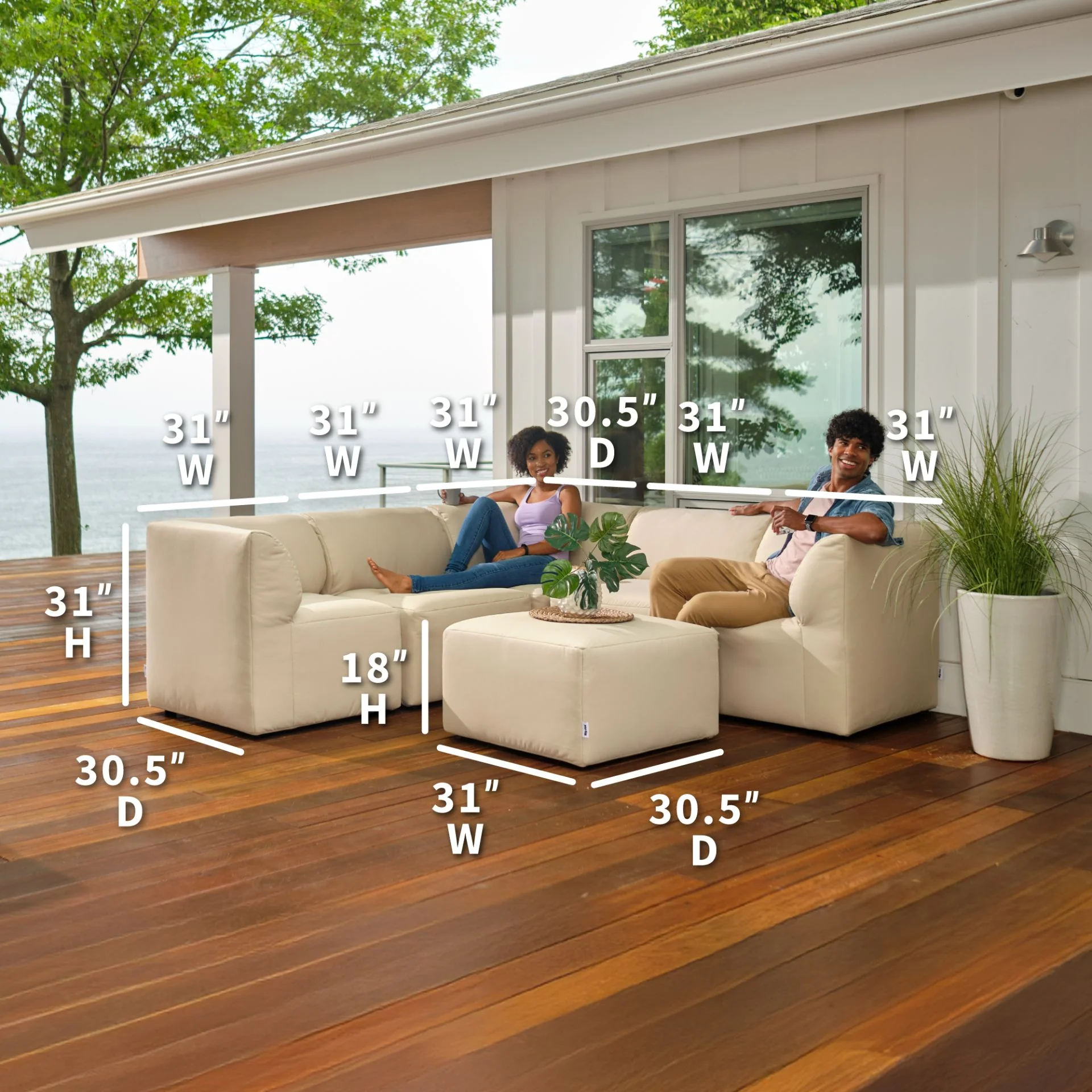Patio 6pc Sectional - Image 40
