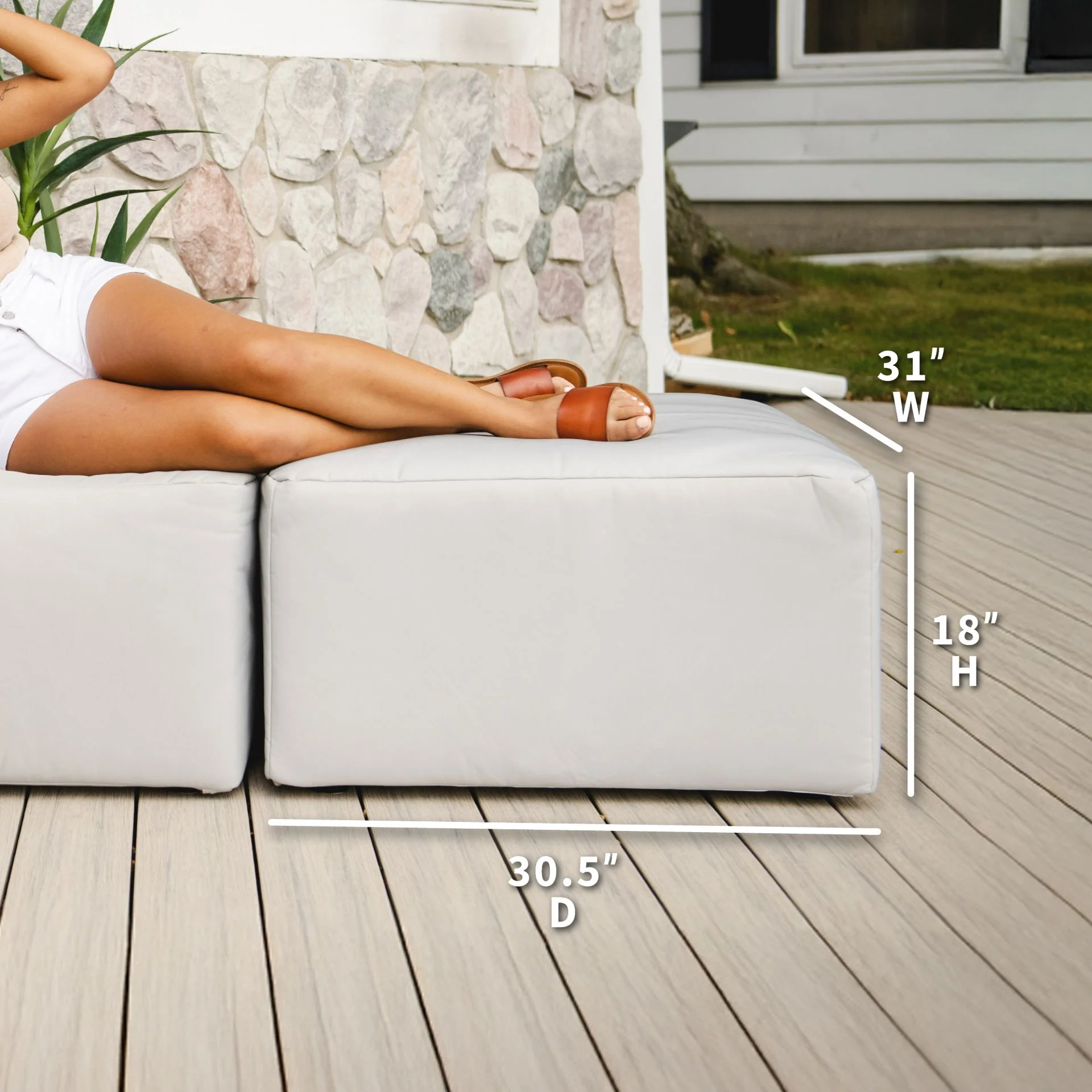 Patio Ottoman - Image 18