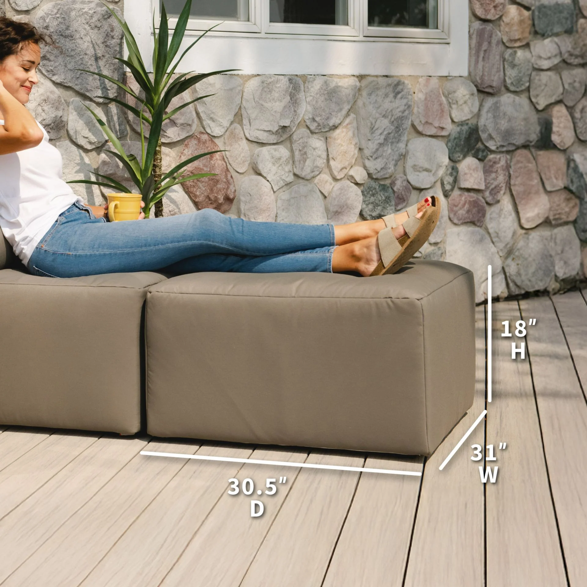 Patio Ottoman - Image 22