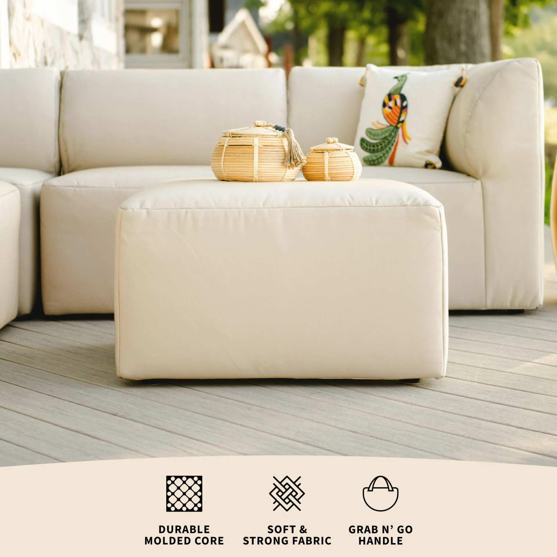 Patio Ottoman - Image 28