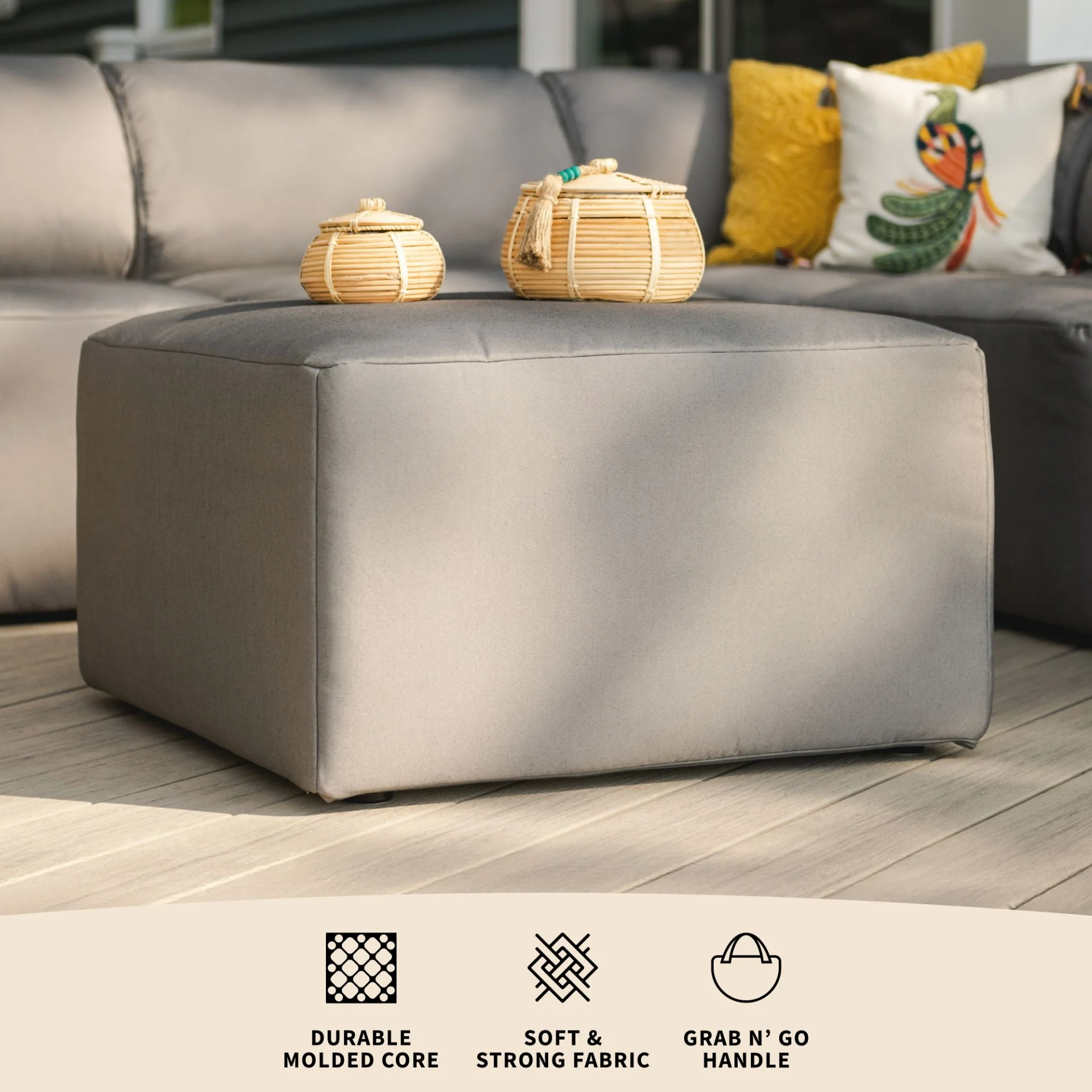 Patio Ottoman - Image 3