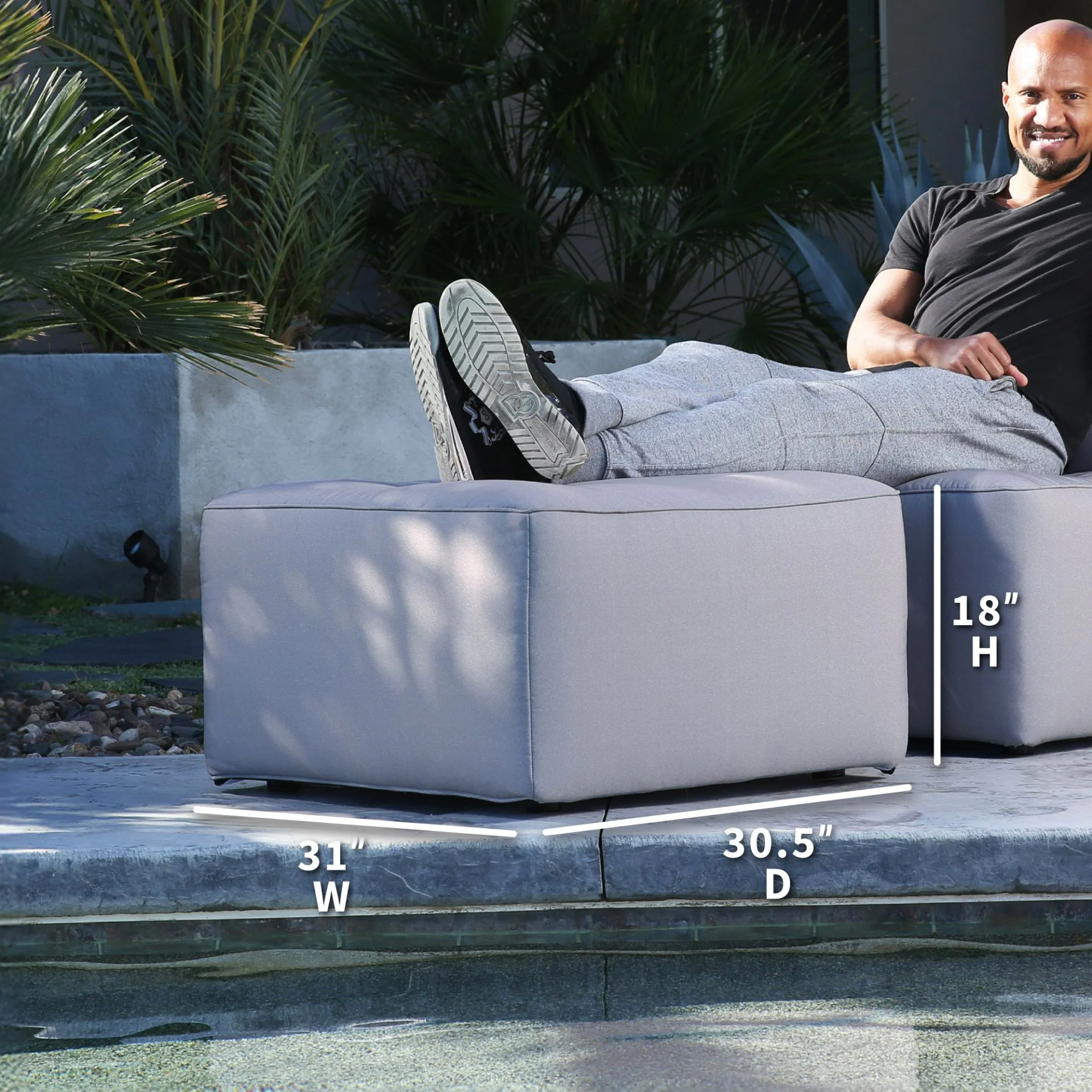 Patio Ottoman - Image 9