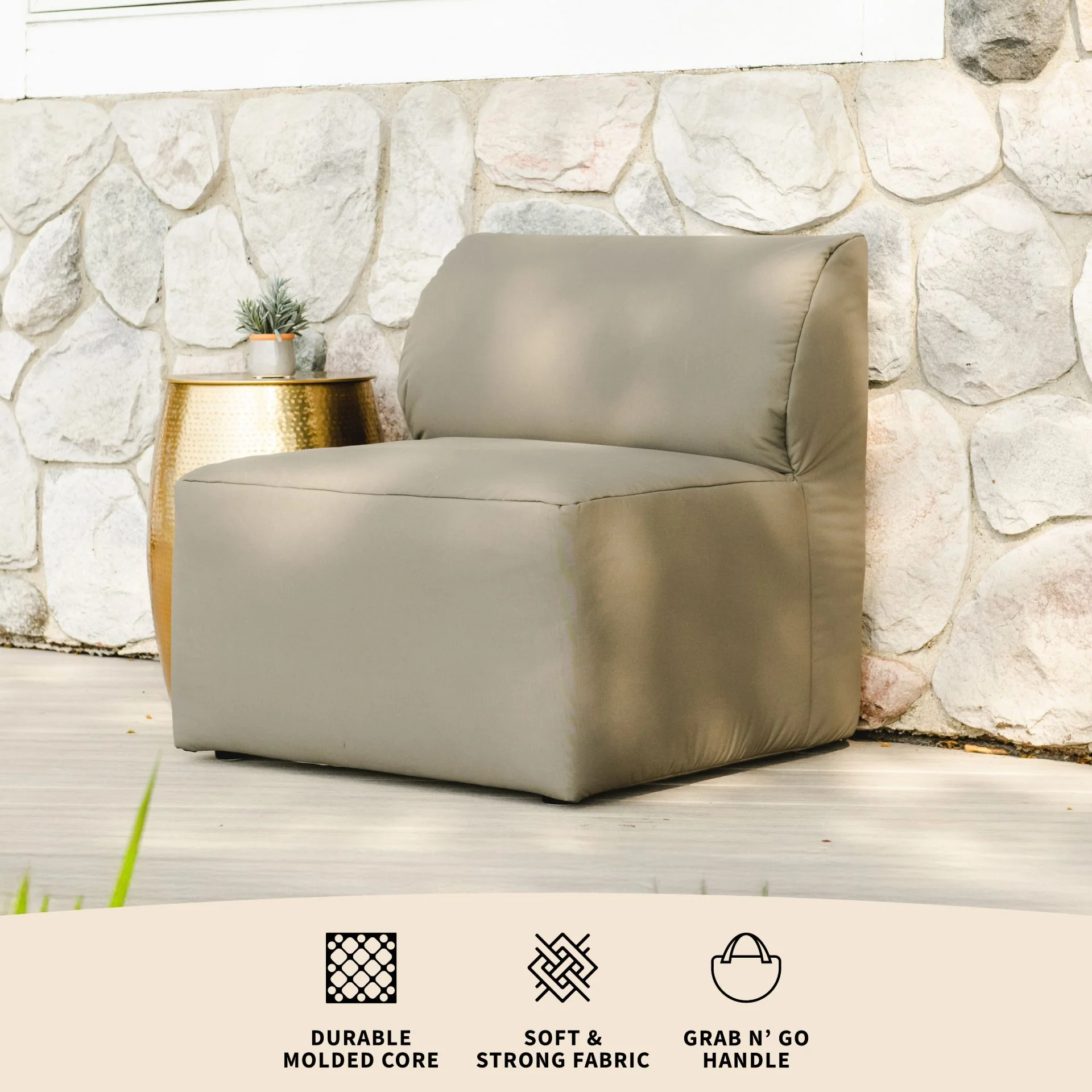 Patio Armless Chair - Image 13