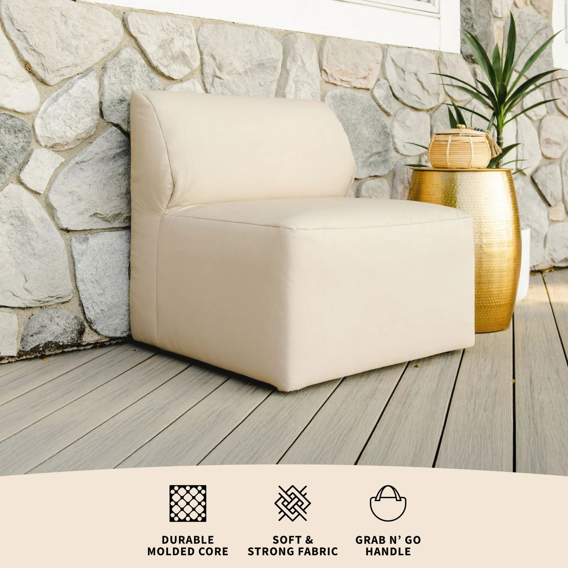 Patio Armless Chair - Image 19