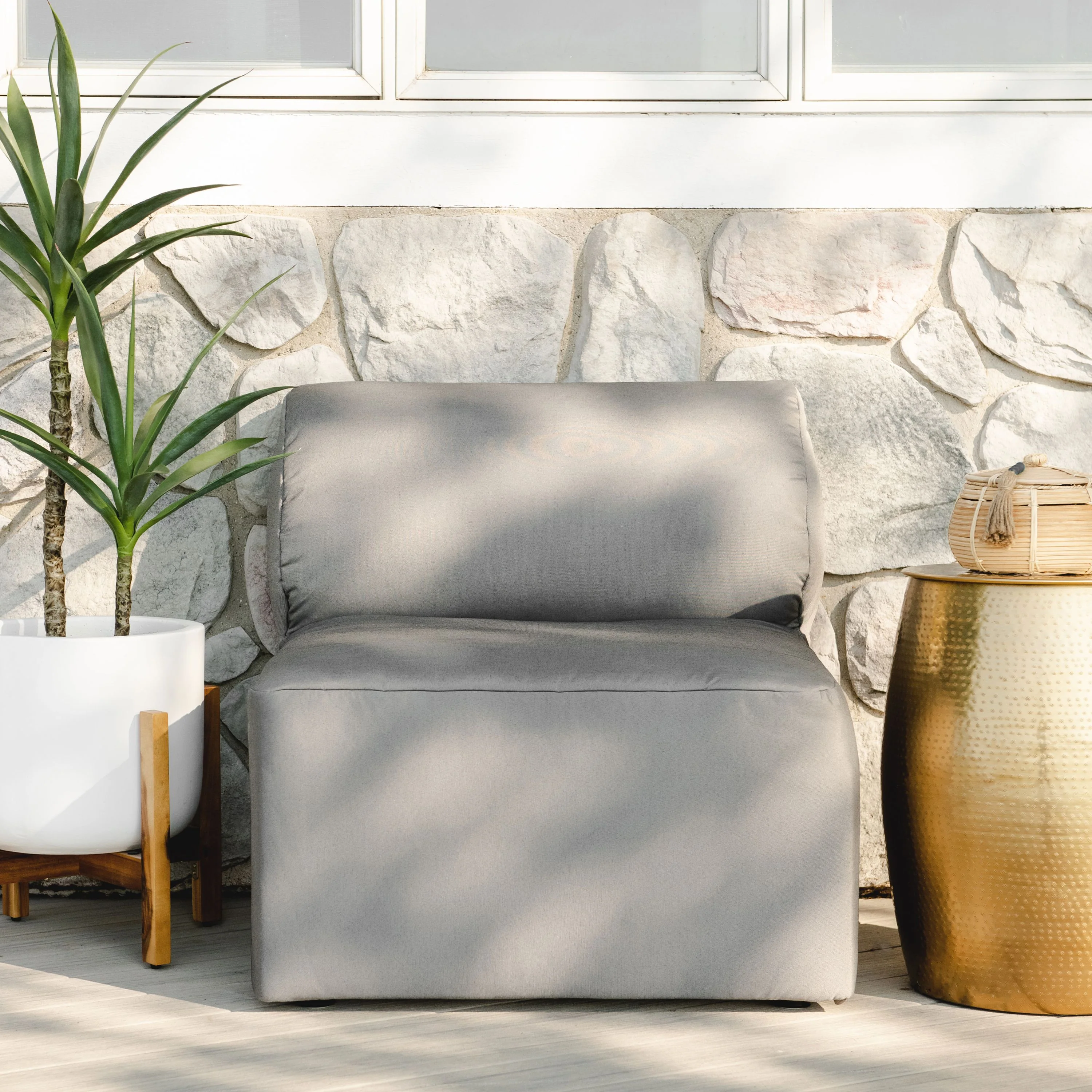 Patio Armless Chair - Image 20