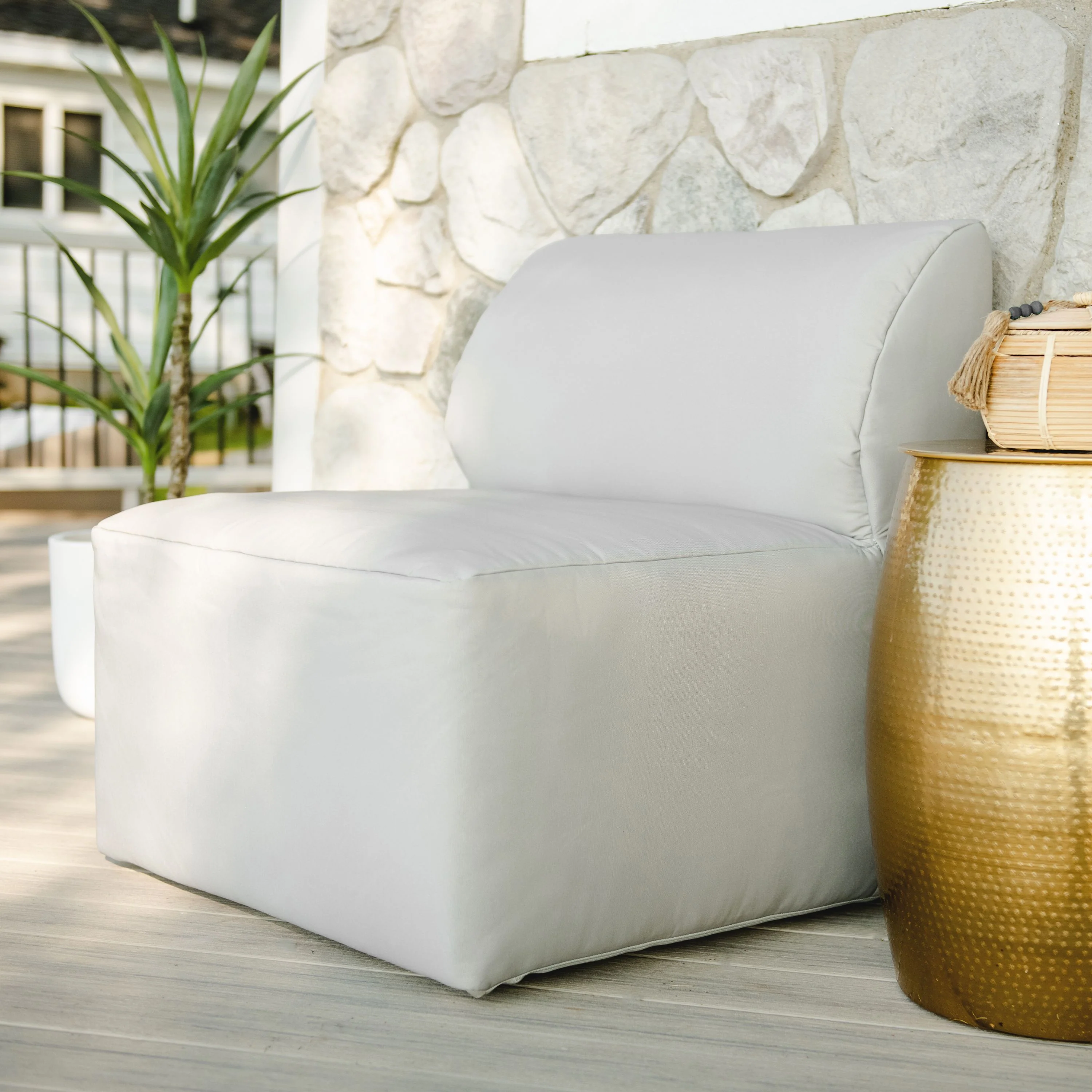 Patio Armless Chair - Image 6