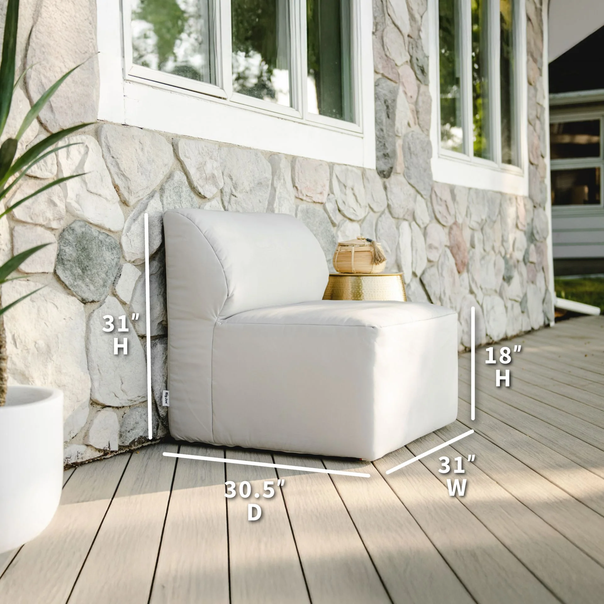 Patio Armless Chair - Image 7