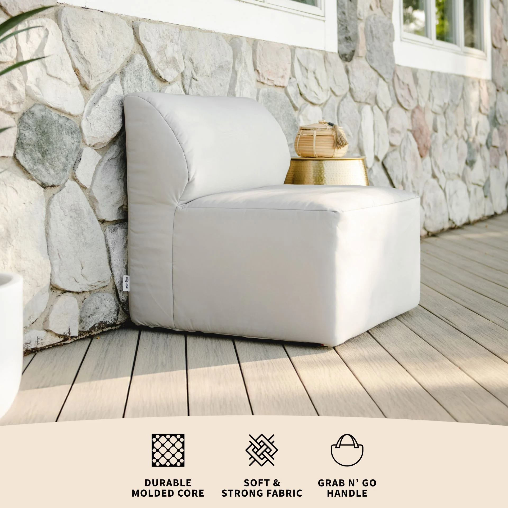 Patio Armless Chair - Image 8