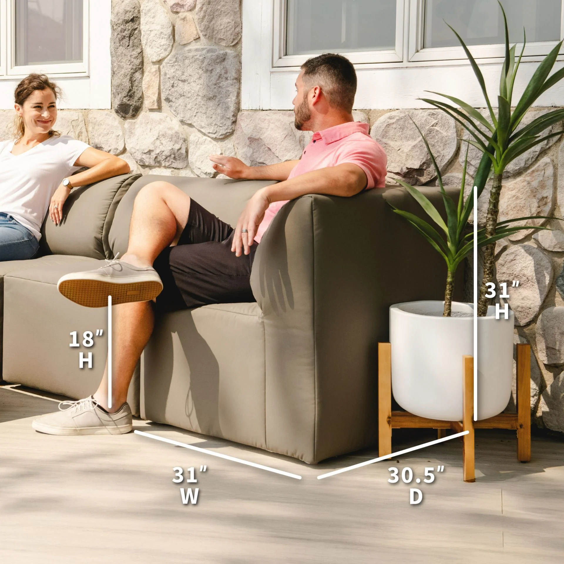 Patio Corner Chair - Image 18