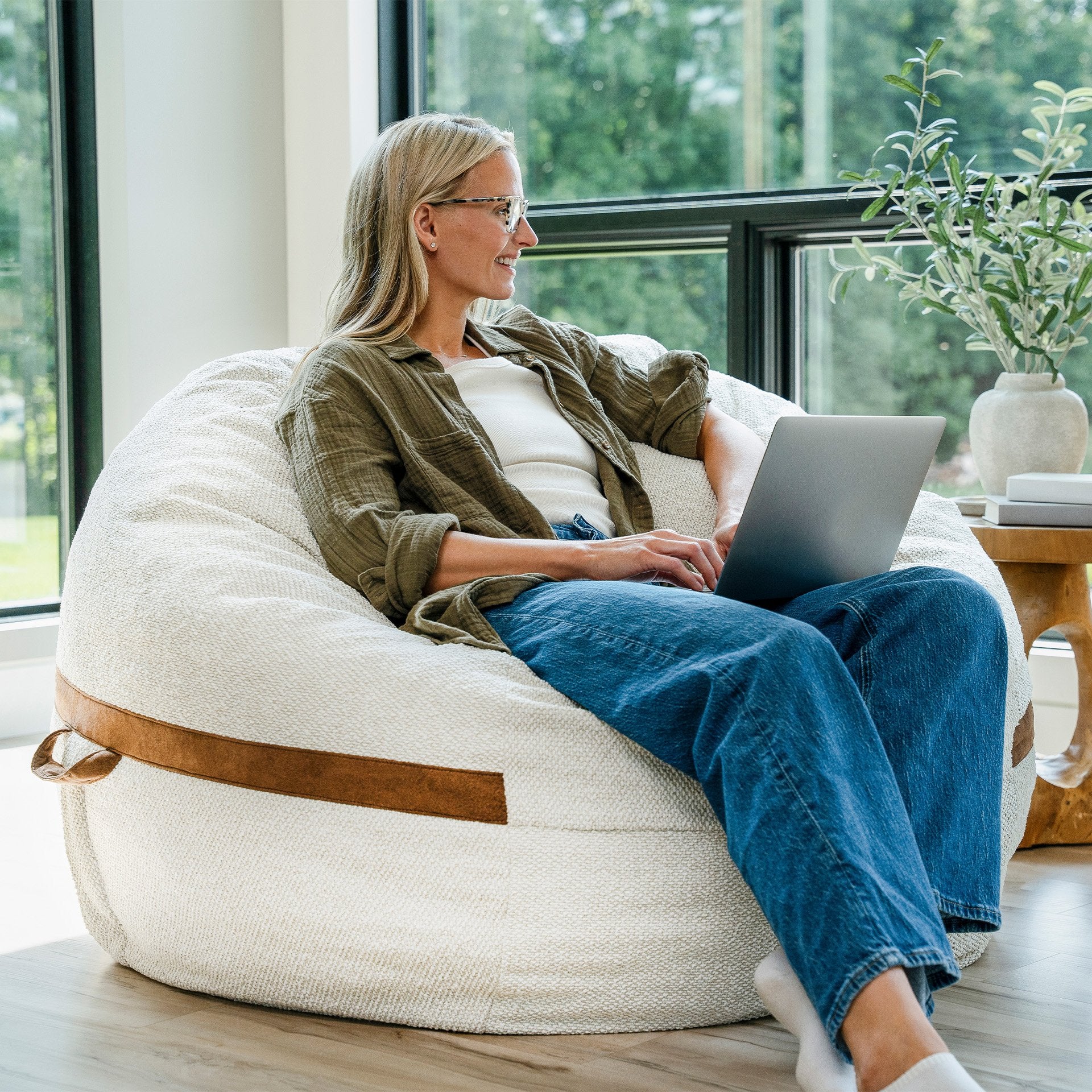 Fuf® 5Ft Foam Bean Bag - Image 103