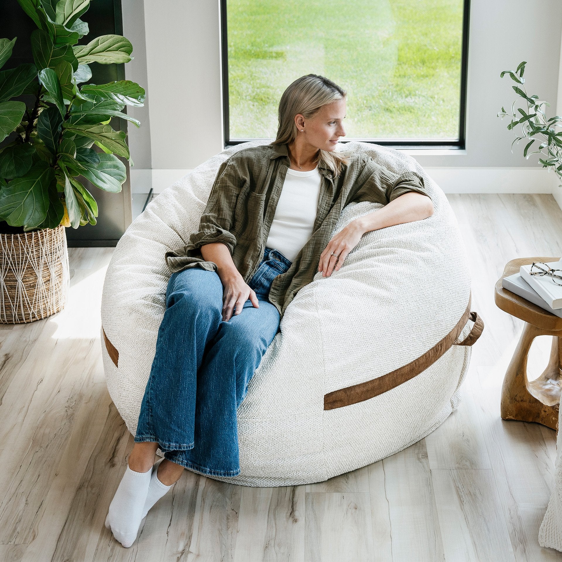 Fuf® 5Ft Foam Bean Bag - Image 106