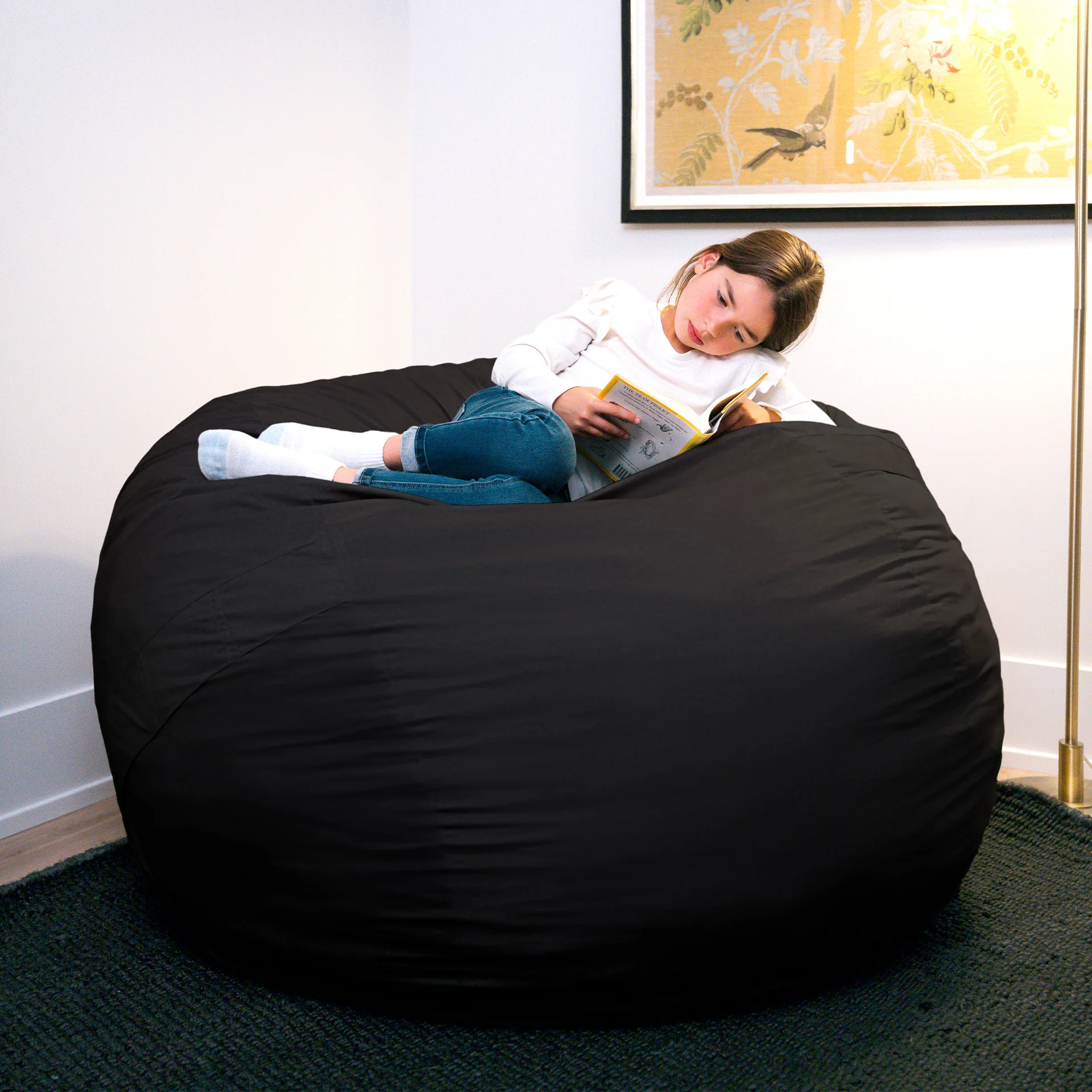 Fuf® 5Ft Foam Bean Bag - Image 134