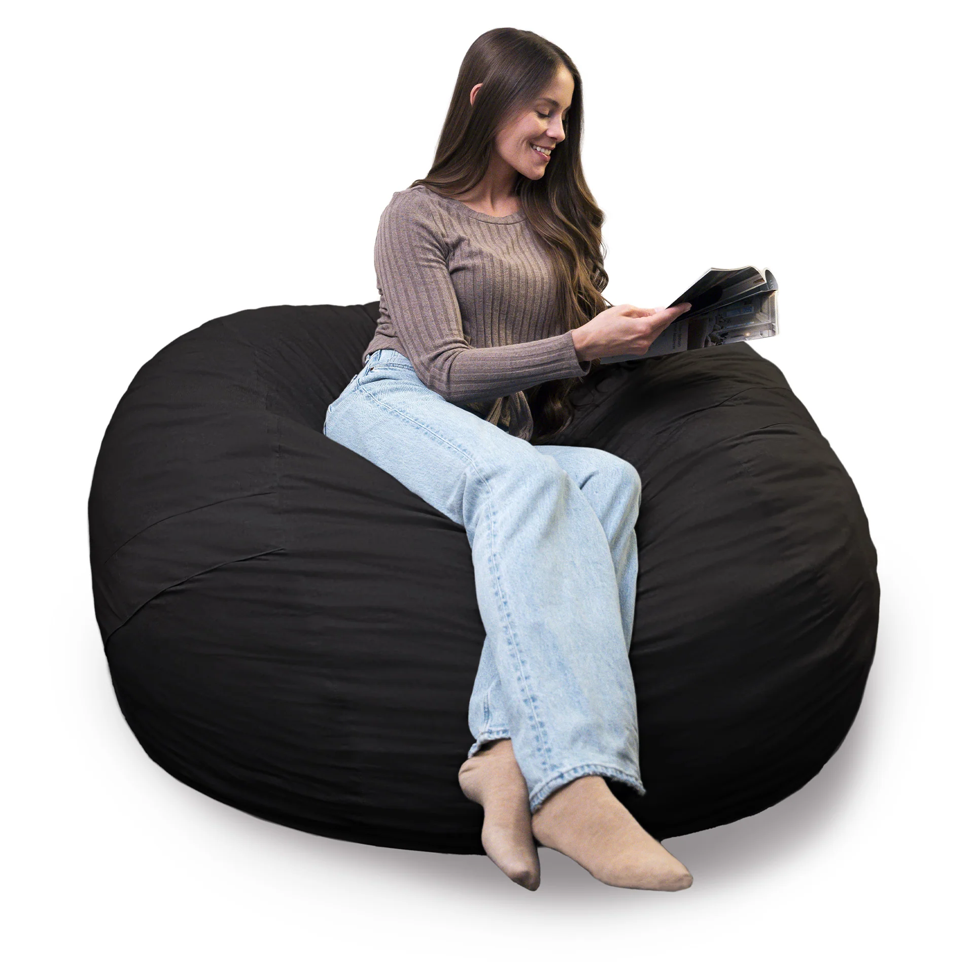 Fuf® 5Ft Foam Bean Bag - Image 139