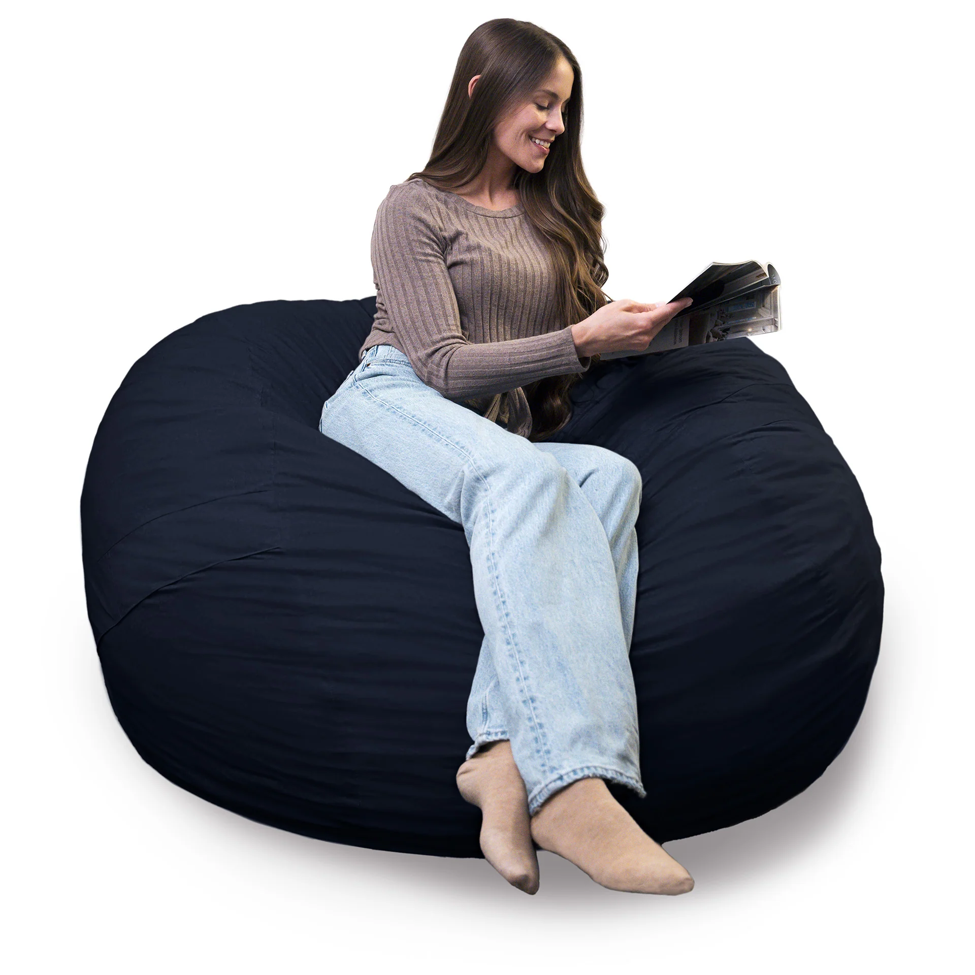 Fuf® 5Ft Foam Bean Bag - Image 152