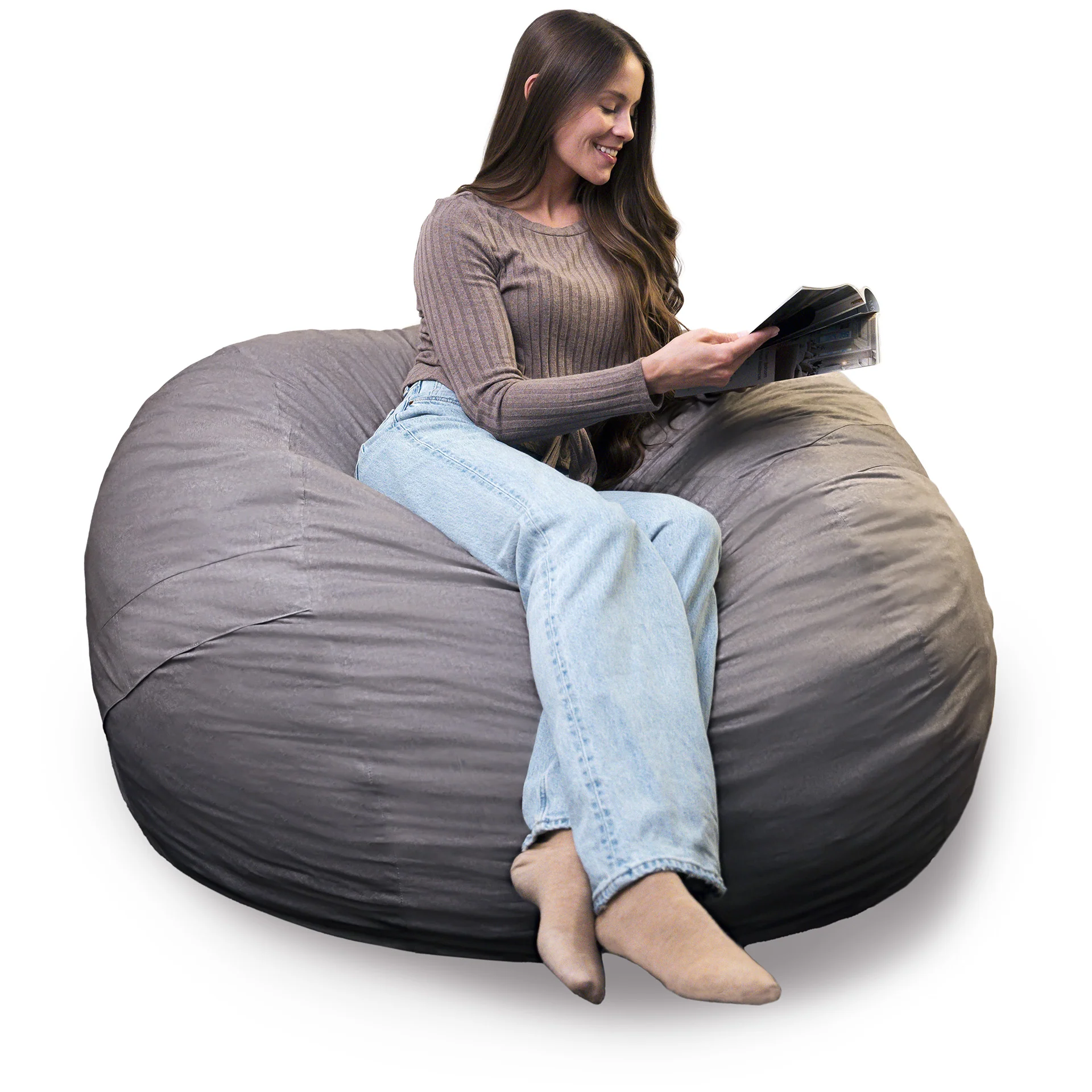 Fuf® 5Ft Foam Bean Bag - Image 165