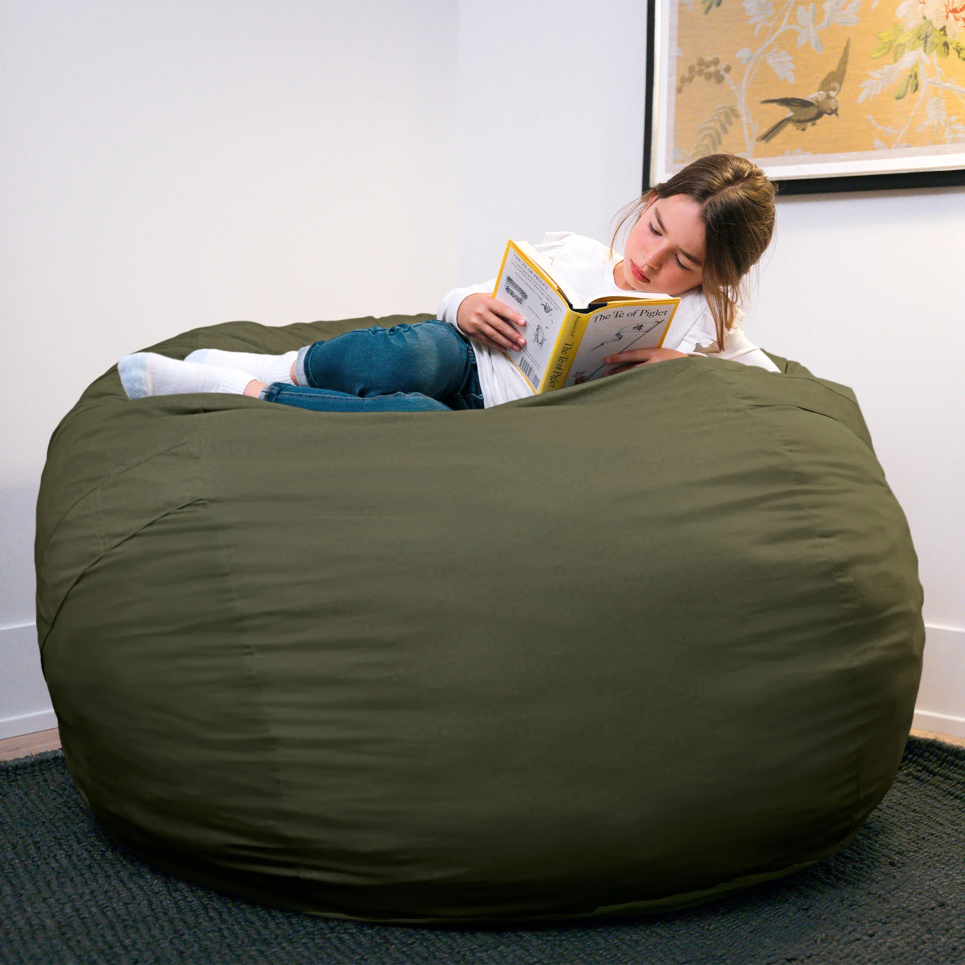 Fuf® 5Ft Foam Bean Bag - Image 171