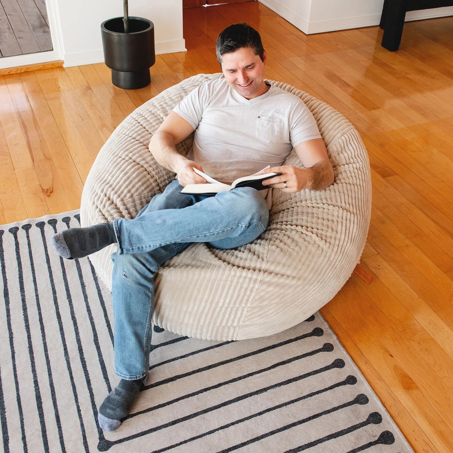 Fuf® 5Ft Foam Bean Bag - Image 44