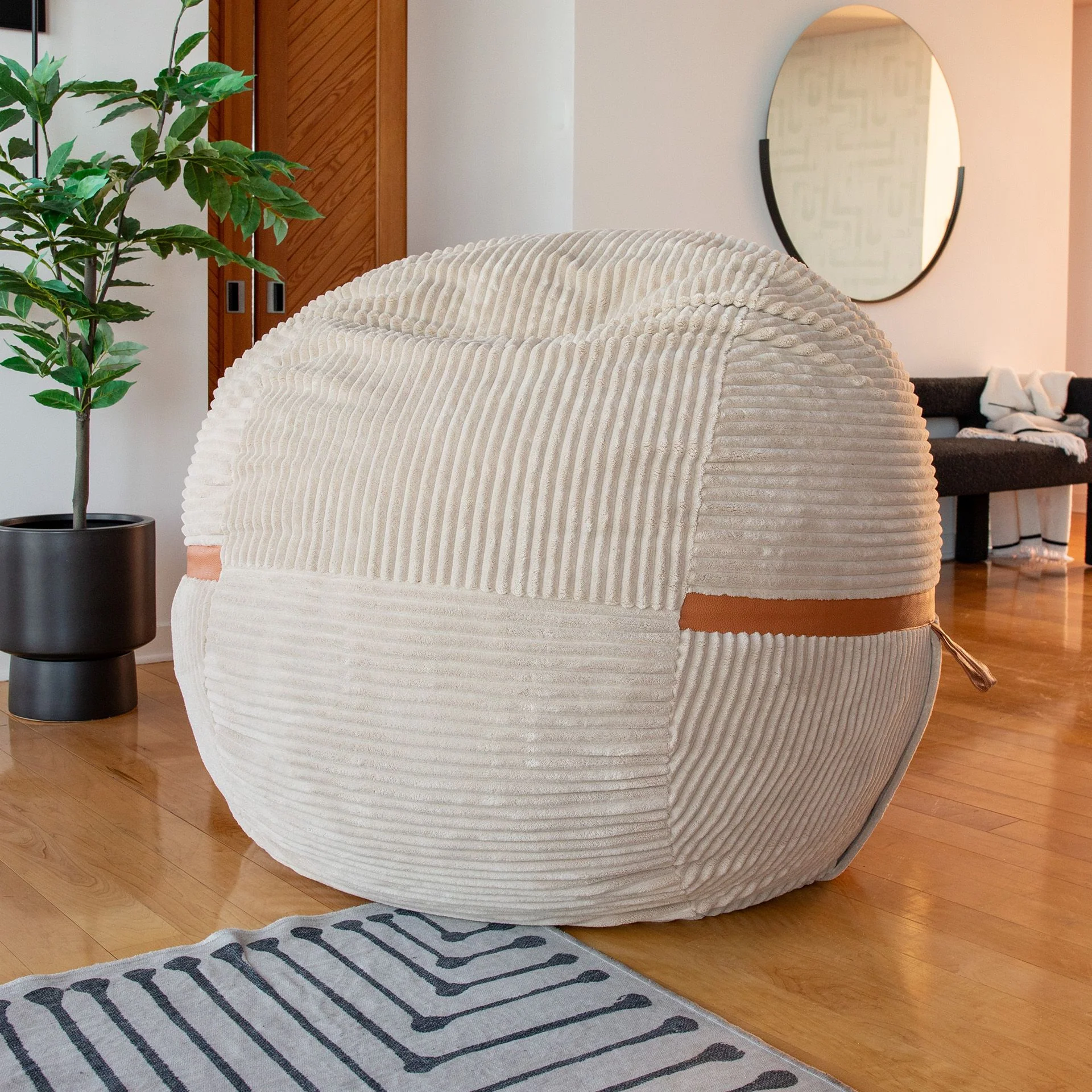 Fuf® 5Ft Foam Bean Bag - Image 46