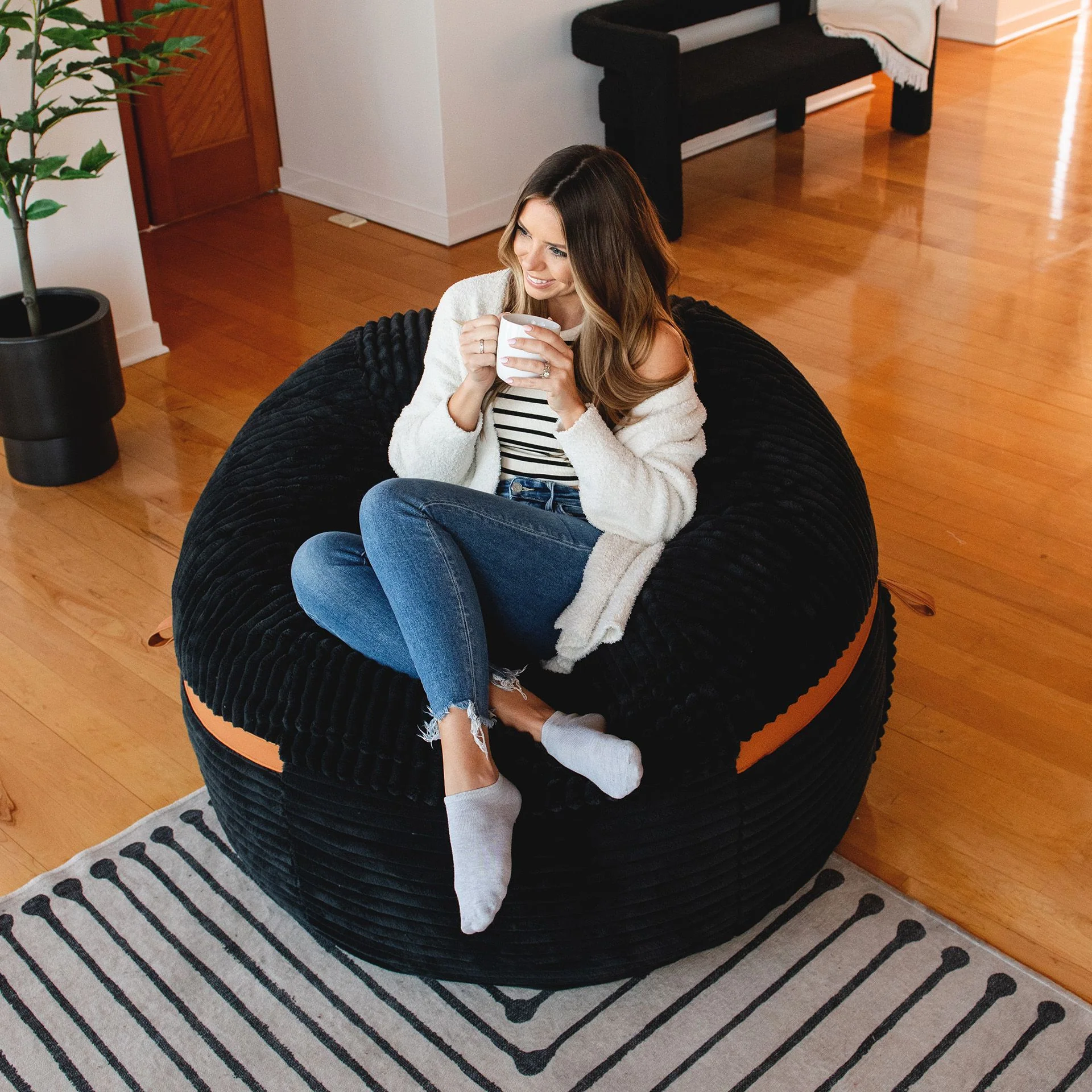 Fuf® 5Ft Foam Bean Bag - Image 62