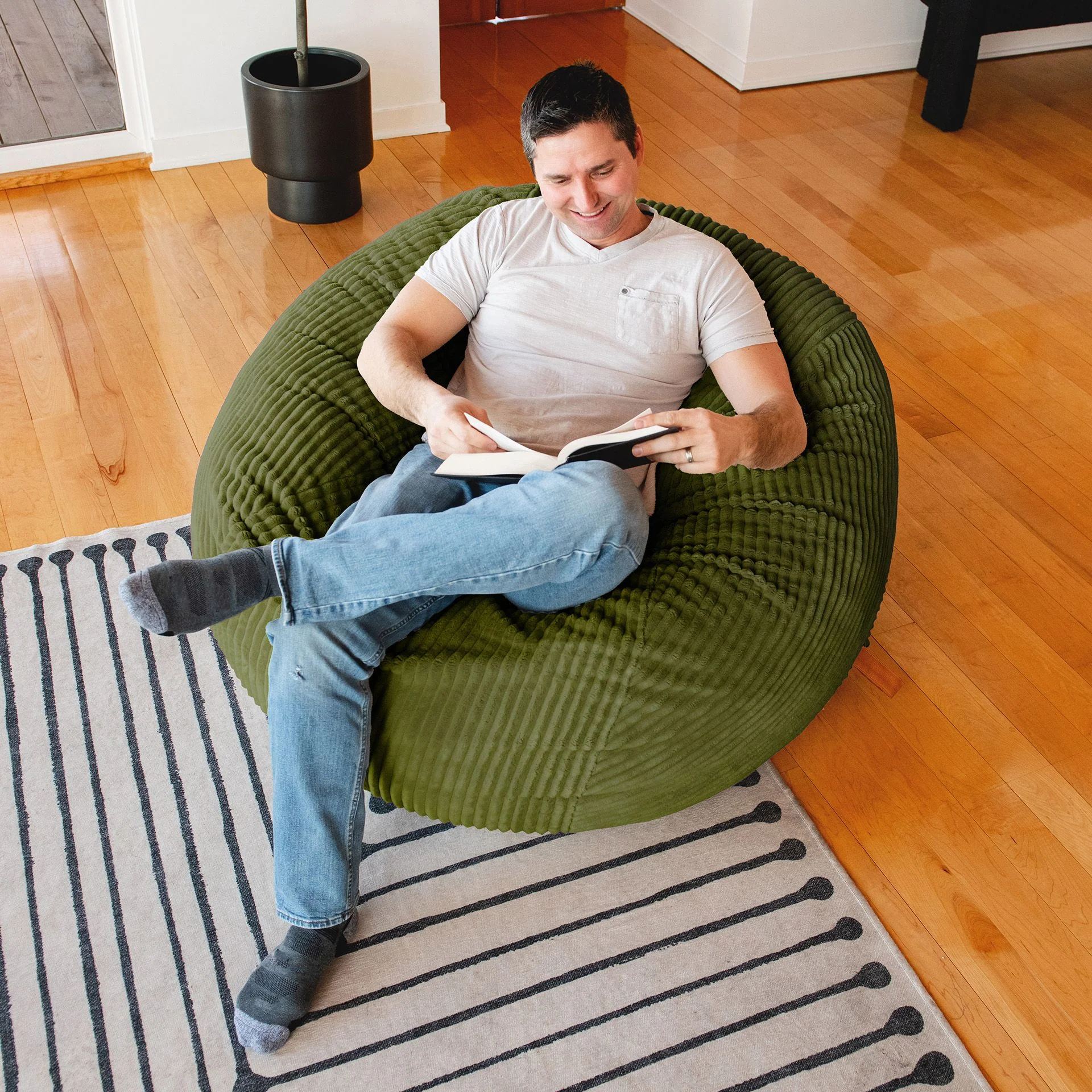 Fuf® 5Ft Foam Bean Bag - Image 73
