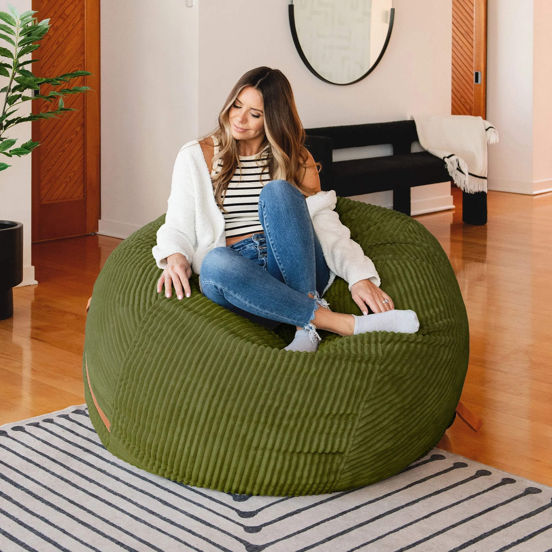 Fuf® 5Ft Foam Bean Bag - Image 76