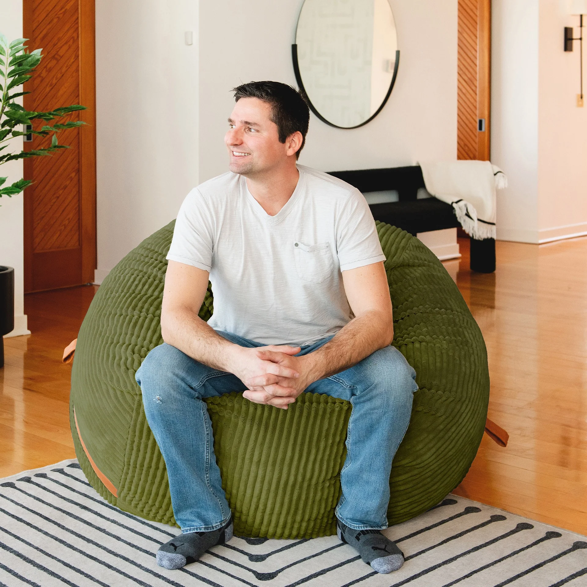 Fuf® 5Ft Foam Bean Bag - Image 77