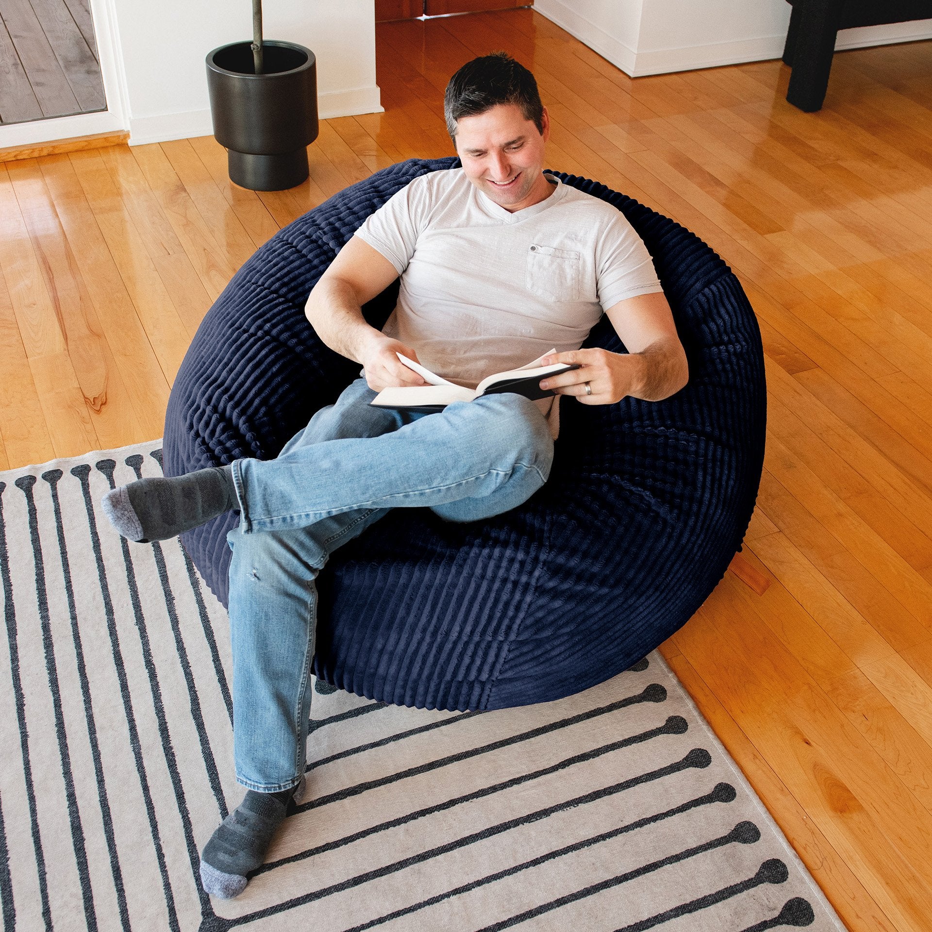 Fuf® 5Ft Foam Bean Bag - Image 82