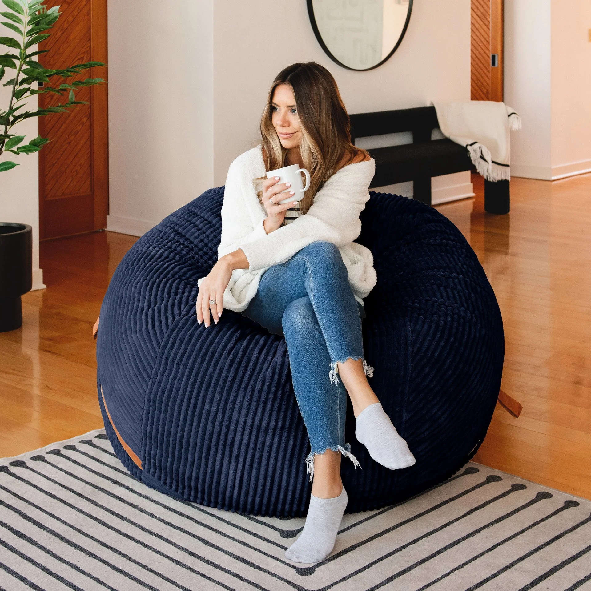 Fuf® 5Ft Foam Bean Bag - Image 83