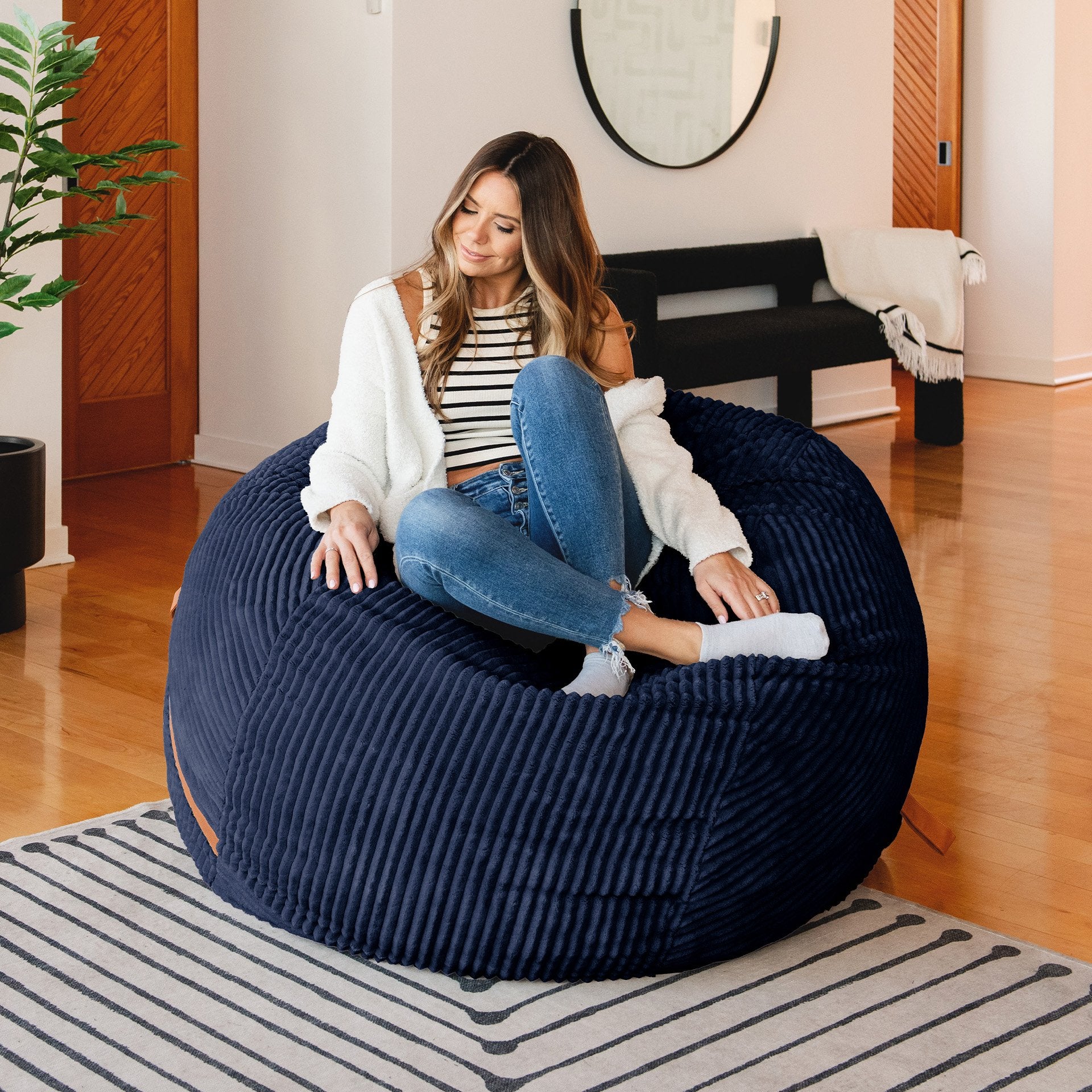 Fuf® 5Ft Foam Bean Bag - Image 84