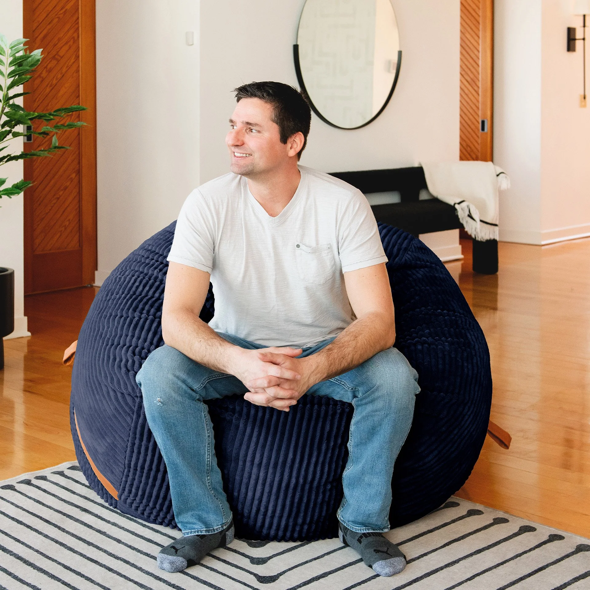 Fuf® 5Ft Foam Bean Bag - Image 85