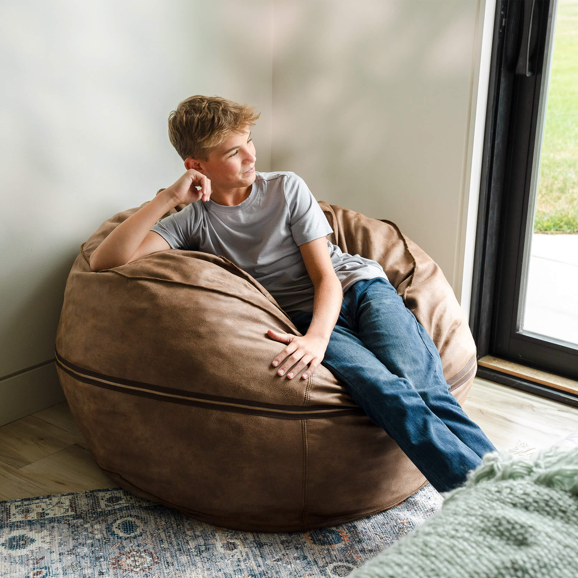 Fuf® 4Ft Foam Bean Bag - Image 128