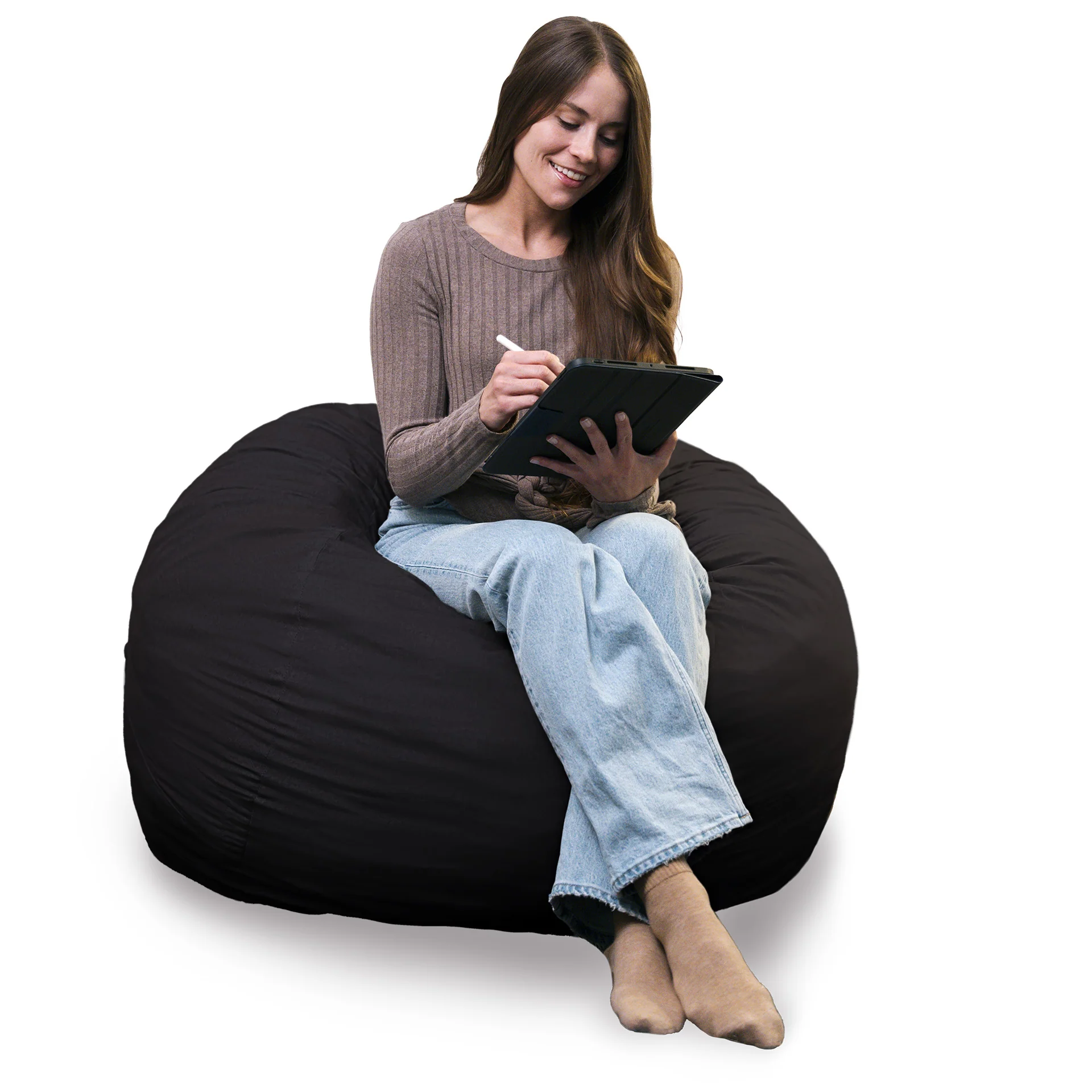 Fuf® 4Ft Foam Bean Bag - Image 171