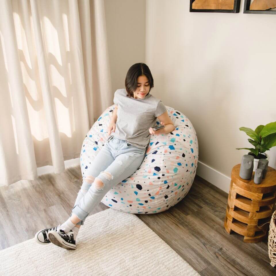 Fuf® 4Ft Foam Bean Bag - Image 18