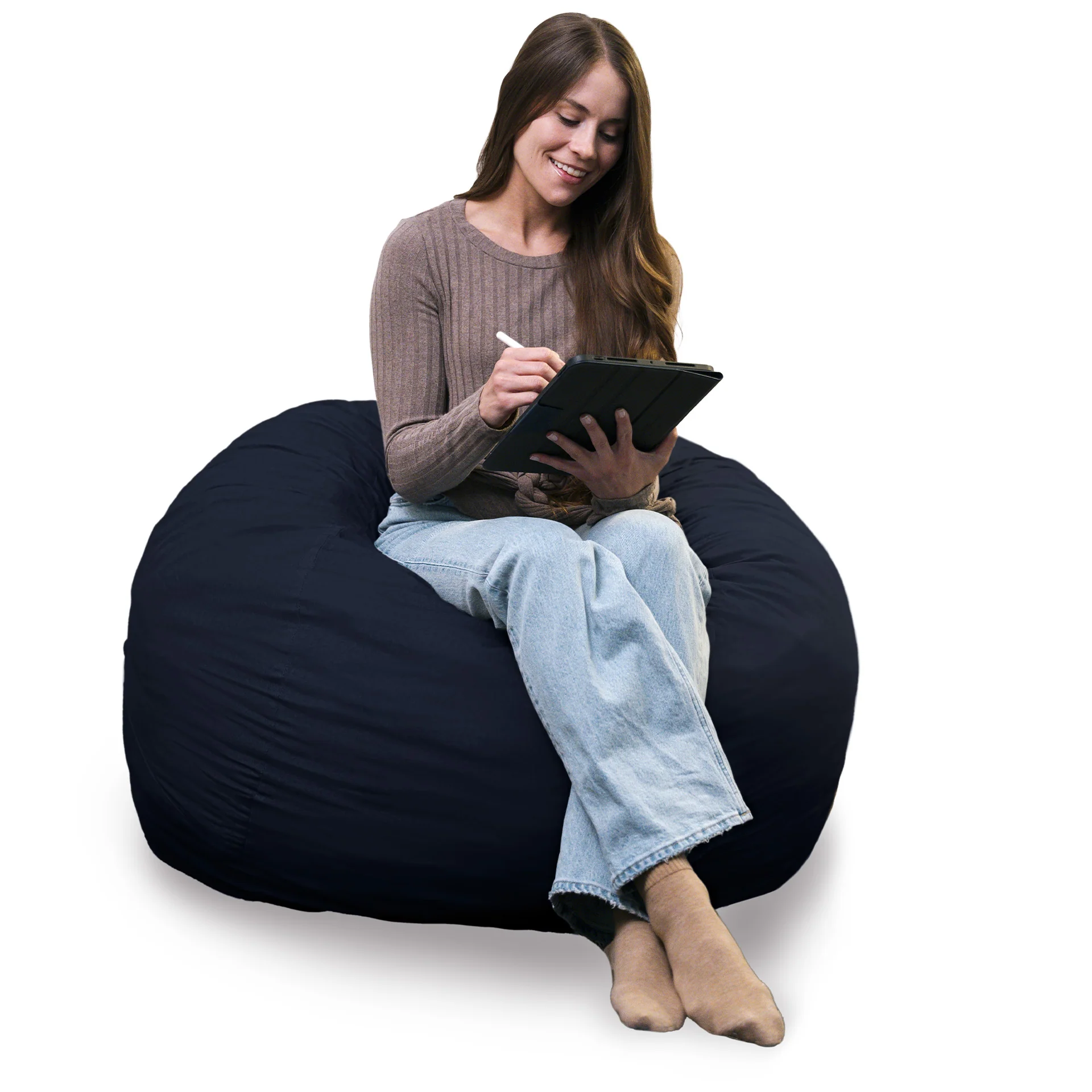 Fuf® 4Ft Foam Bean Bag - Image 183