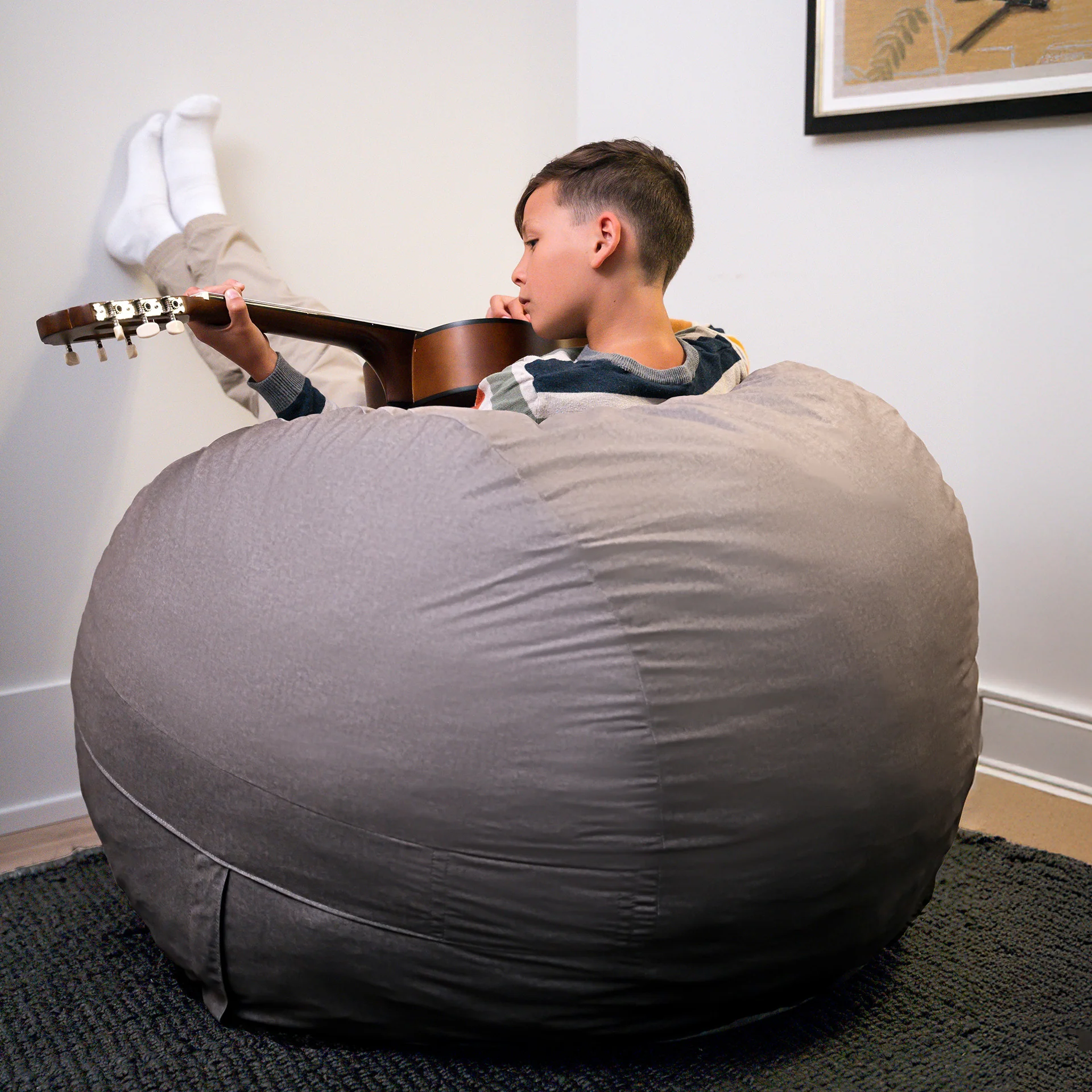 Fuf® 4Ft Foam Bean Bag - Image 188