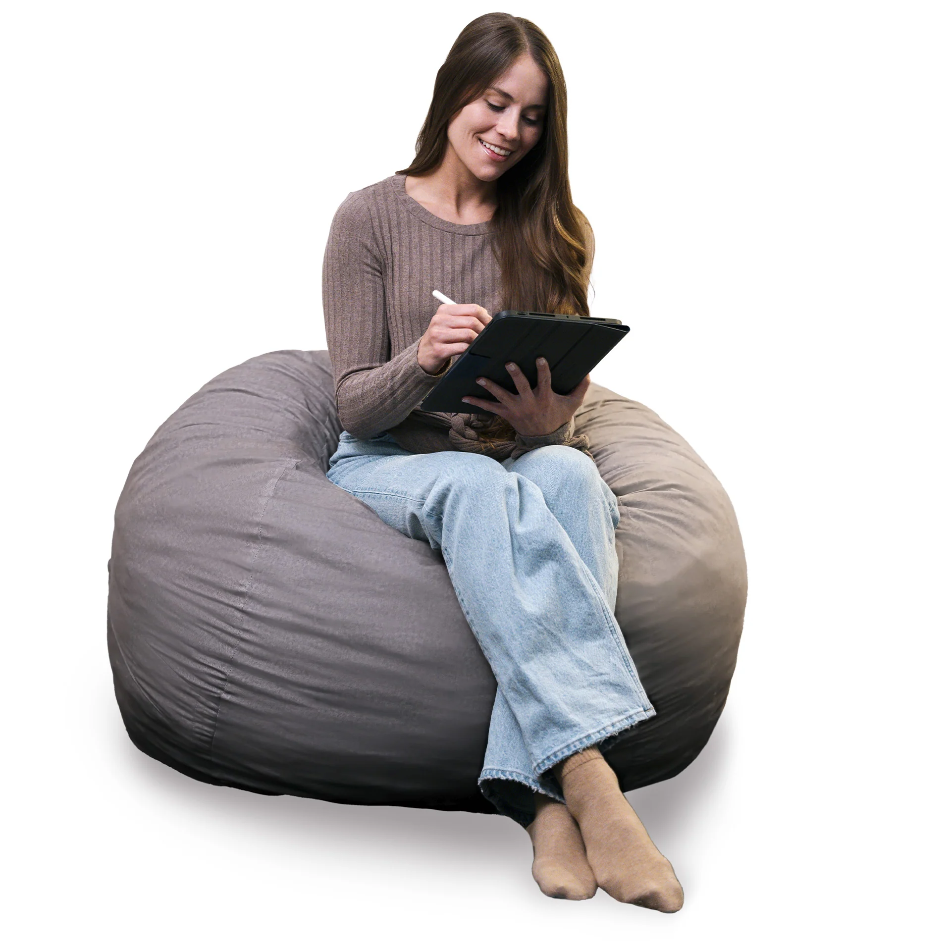 Fuf® 4Ft Foam Bean Bag - Image 196