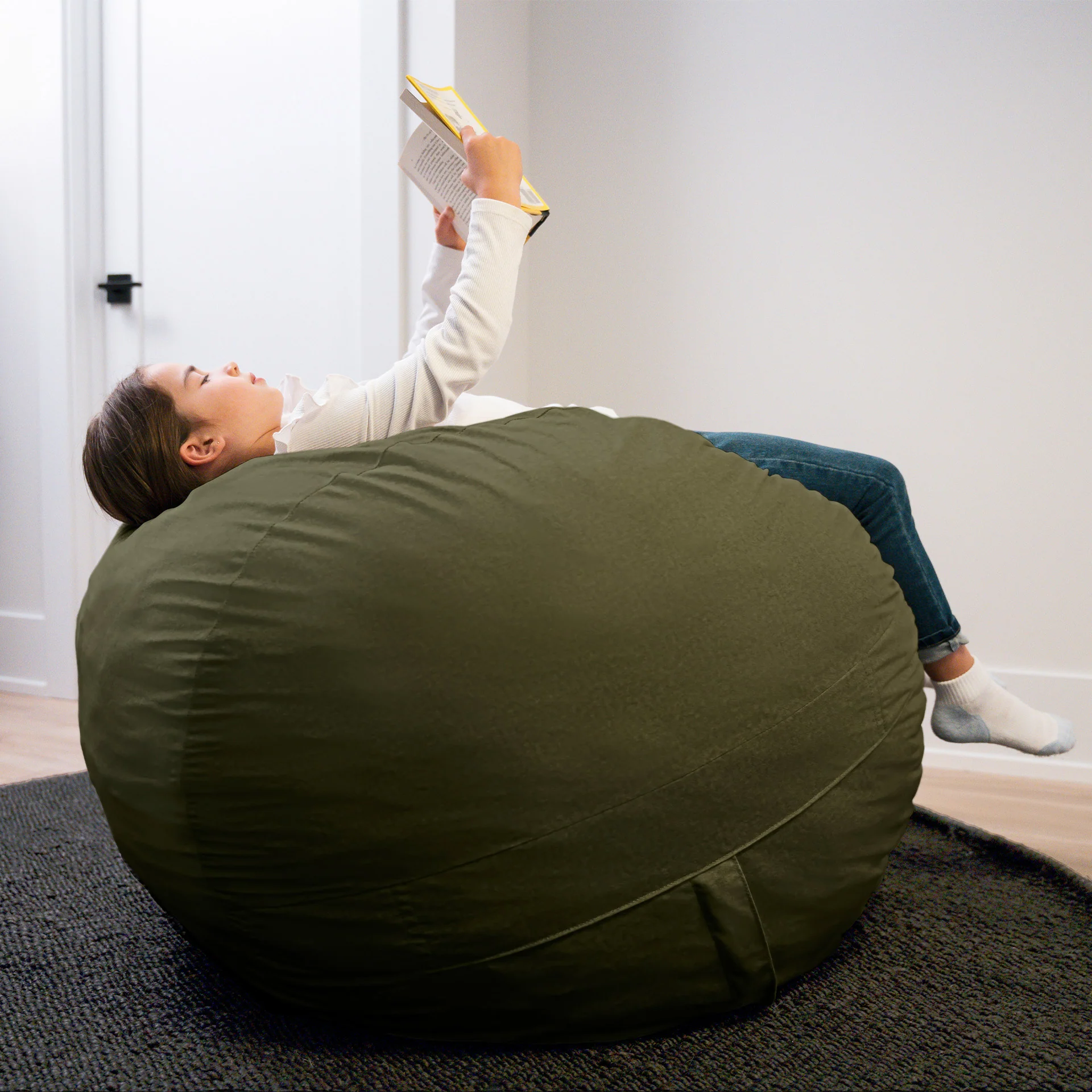 Fuf® 4Ft Foam Bean Bag - Image 202