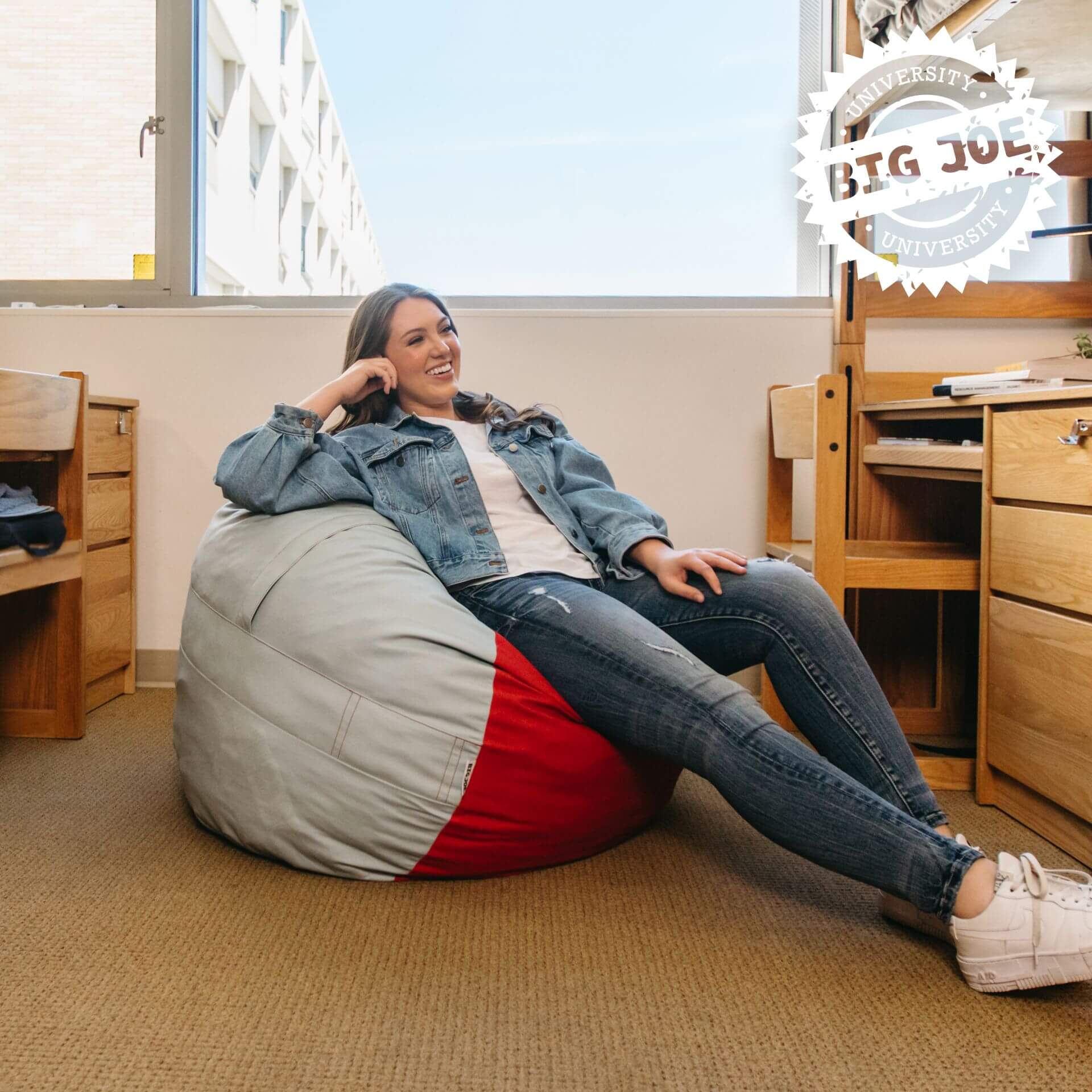 Fuf® 4Ft Foam Bean Bag - Image 58