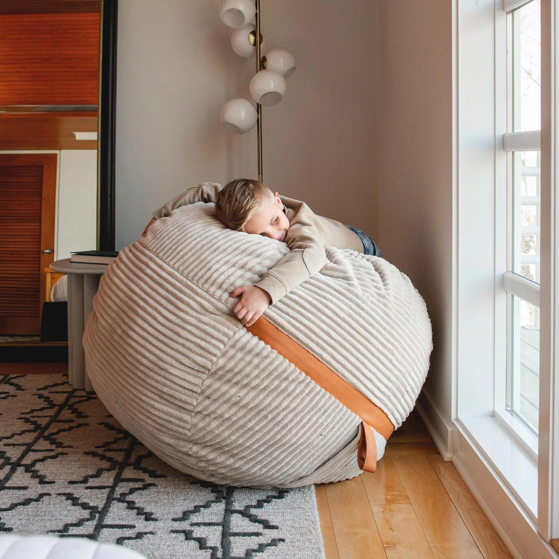 Fuf® 4Ft Foam Bean Bag - Image 80