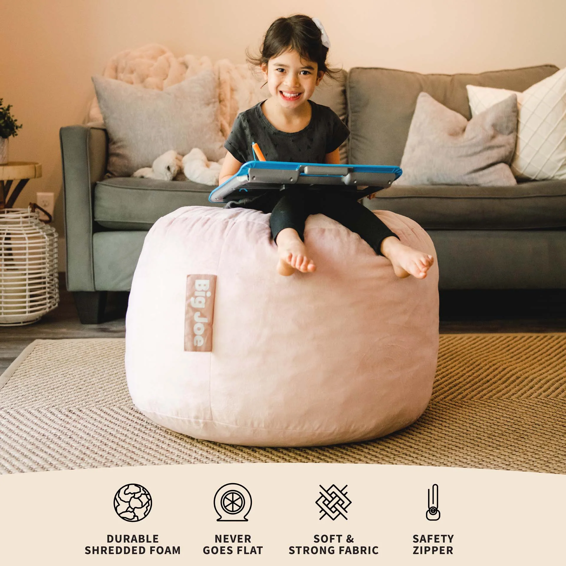 Fuf Pouf® 3Ft Foam Bean Bag - Image 30