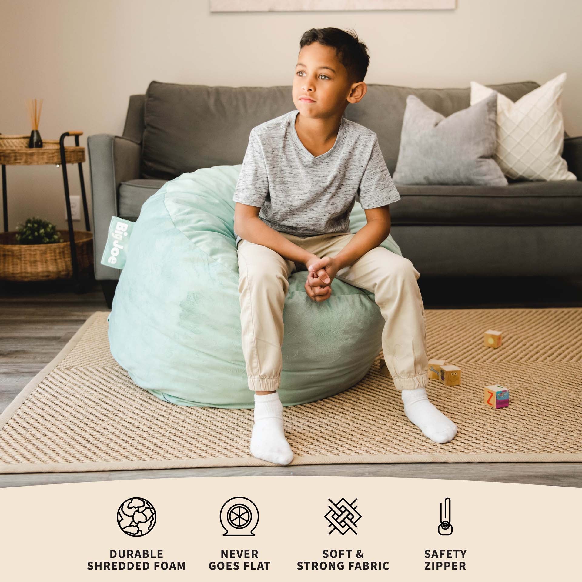 Fuf Pouf® 3Ft Foam Bean Bag - Image 7