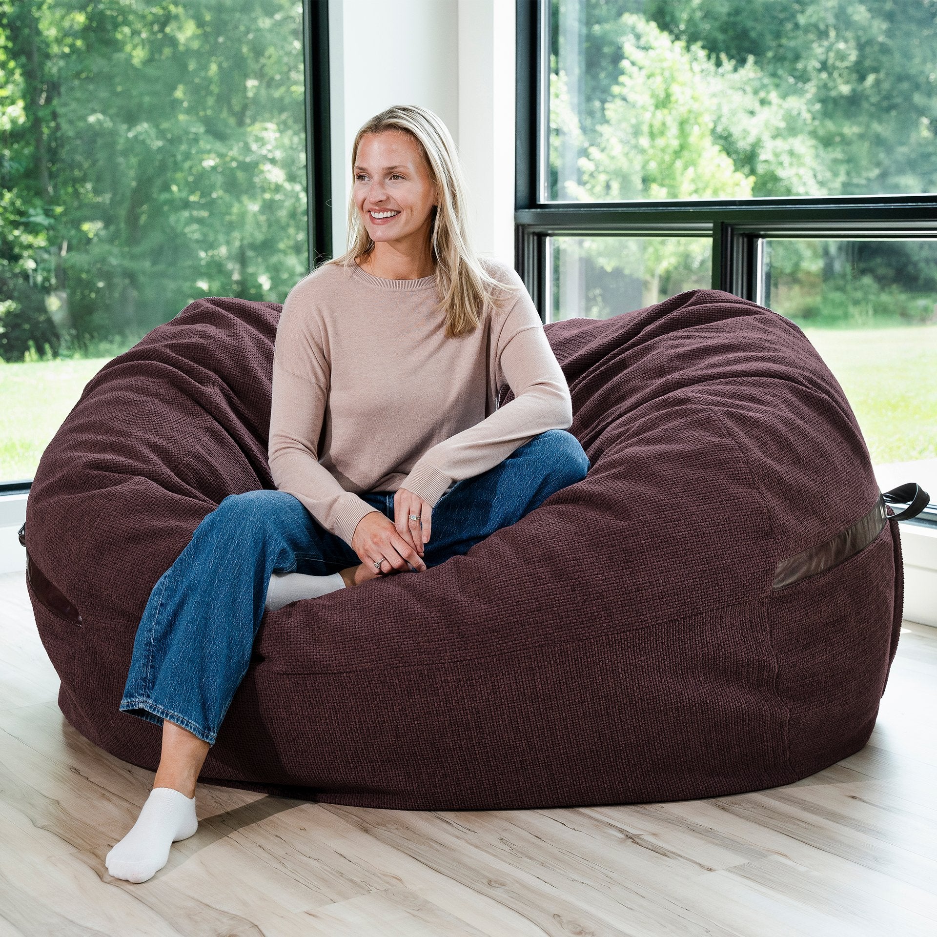 Fuf® 7Ft Foam Bean Bag - Image 110