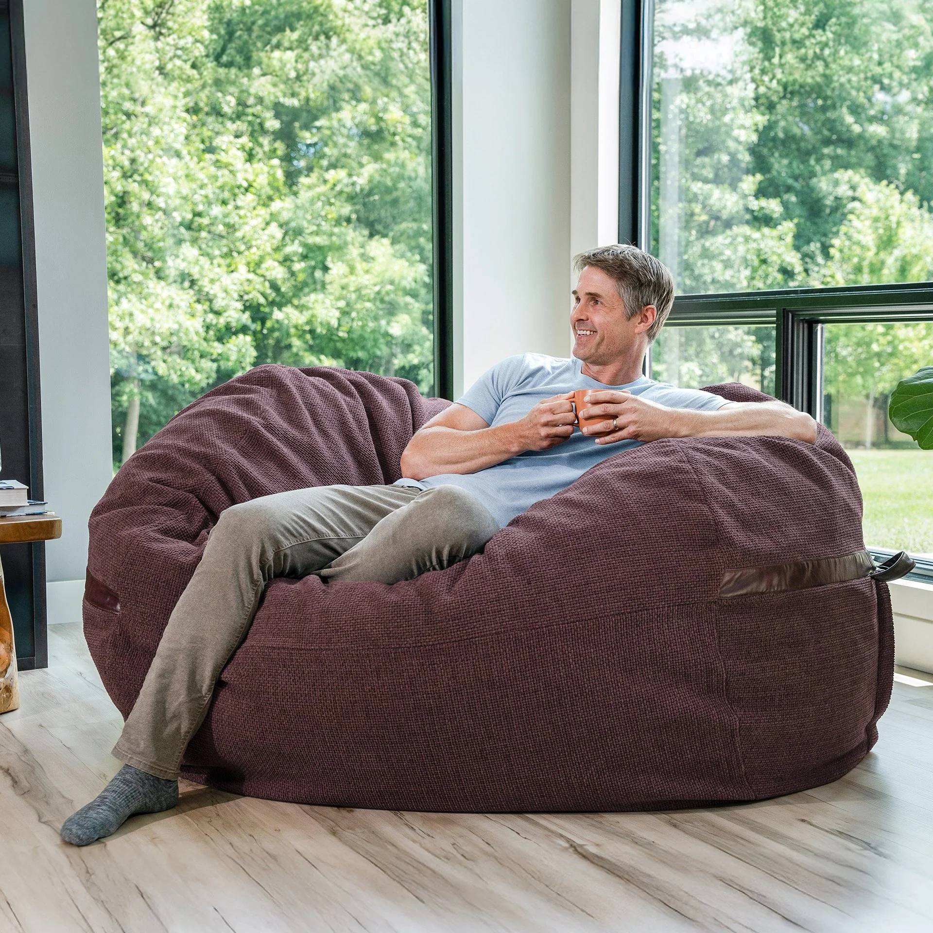 Fuf® 7Ft Foam Bean Bag - Image 111